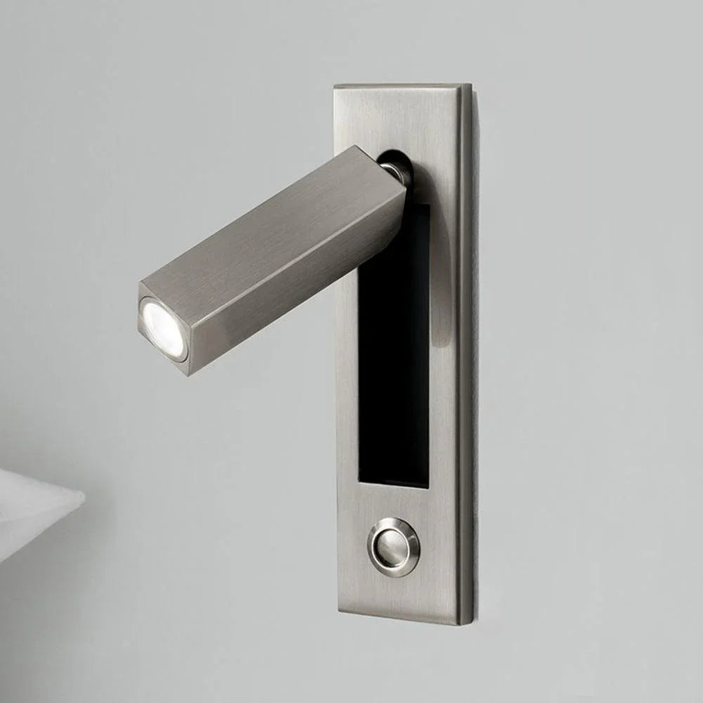 Arisha Modern Rotatable Bedside Sconce, Cylindrical/Square - Neutralighting