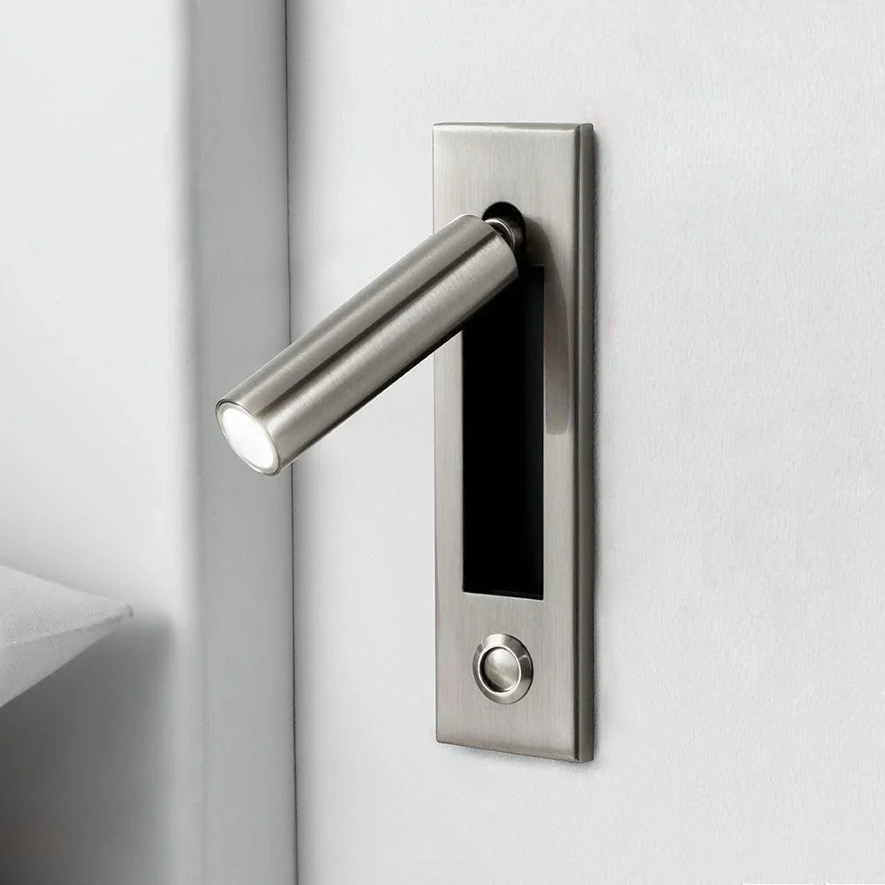 Arisha Modern Rotatable Bedside Sconce, Cylindrical/Square - Neutralighting