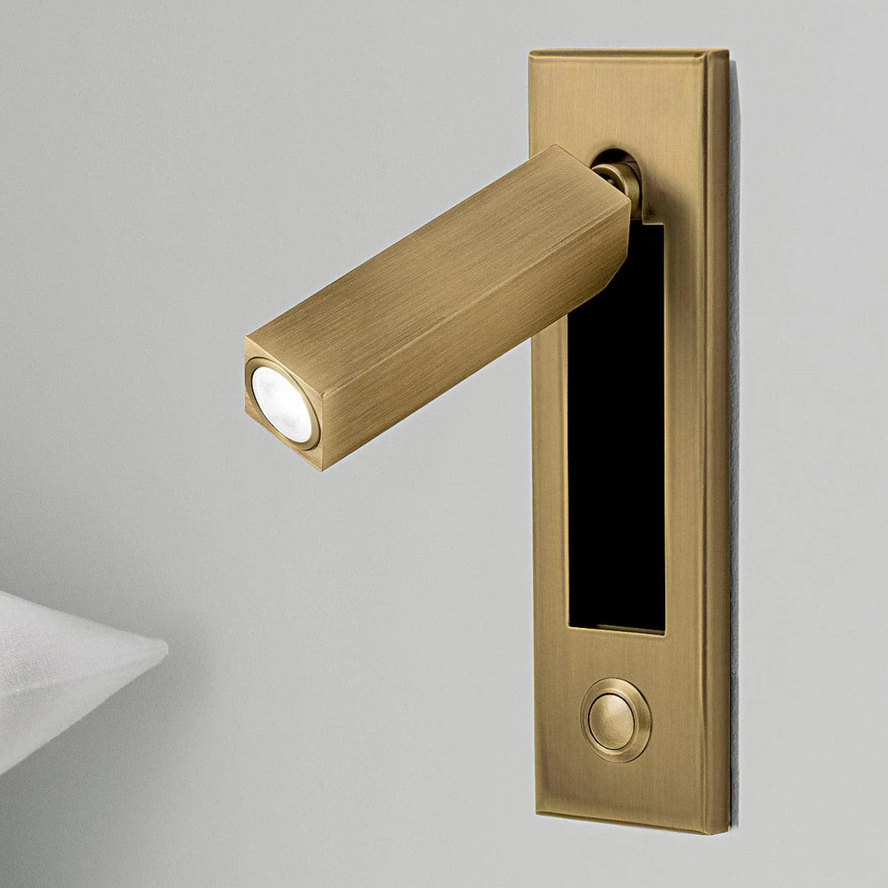 Arisha Modern Rotatable Bedside Sconce, Cylindrical/Square - Neutralighting