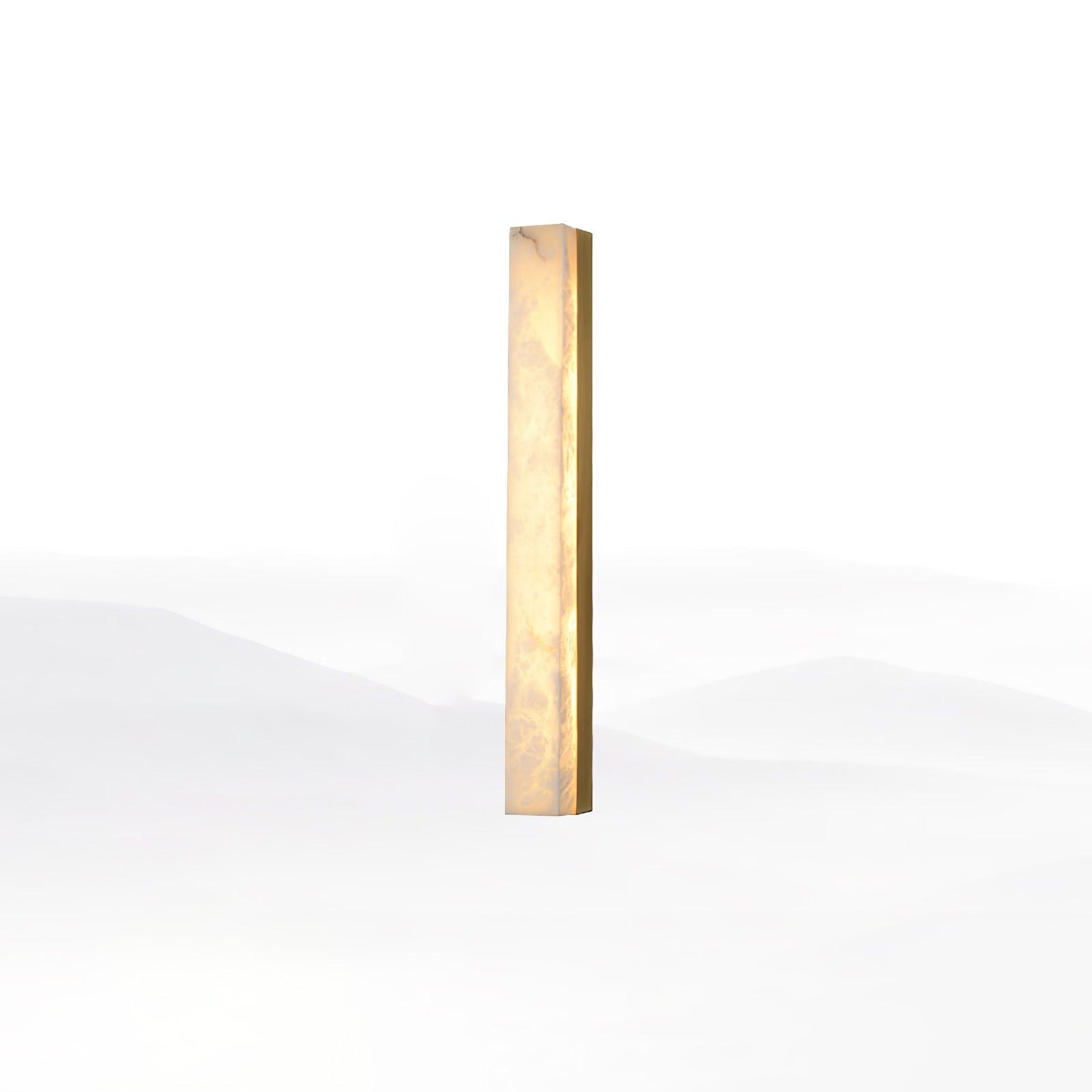 Isen Linear Brass Alabaster Wall Lamp - Neutralighting
