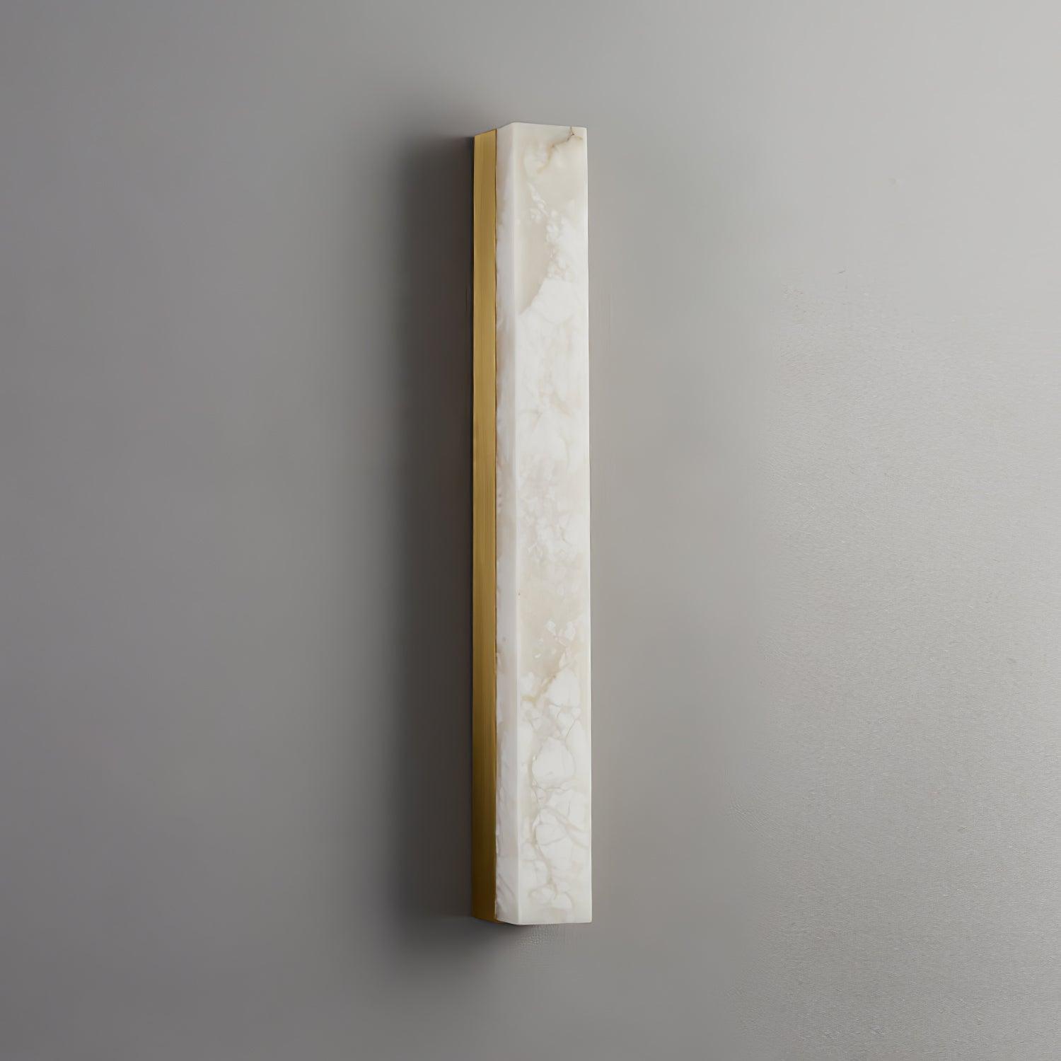 Isen Linear Brass Alabaster Wall Lamp - Neutralighting