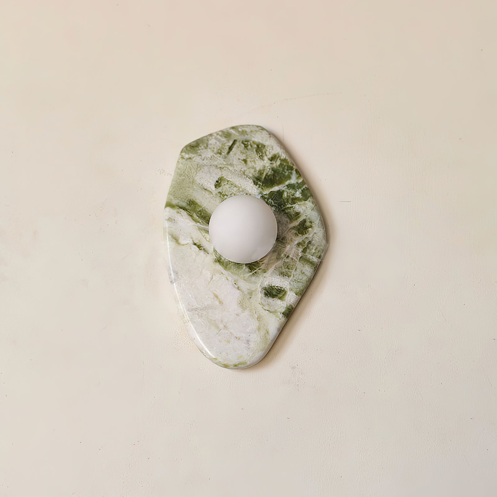 Fyln Green Marble Organic Wall Lamp - Neutralighting