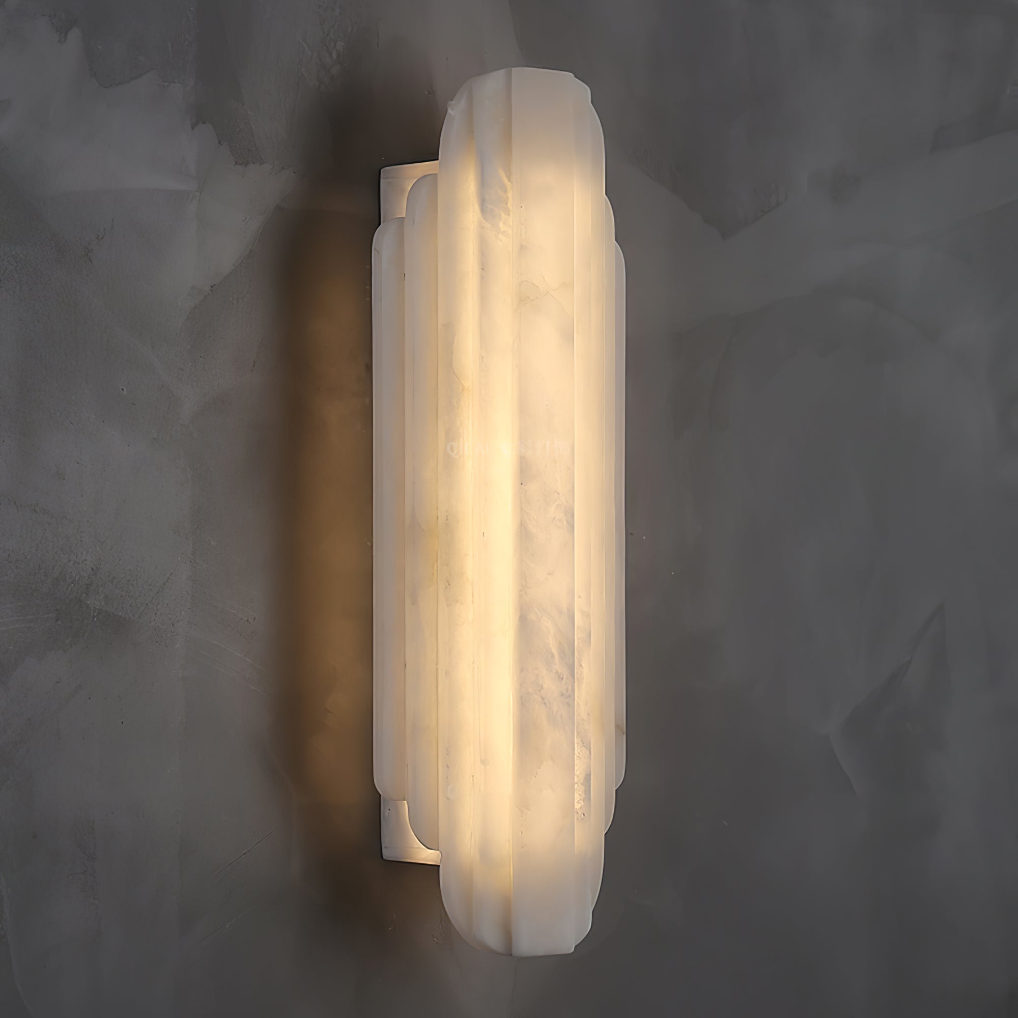 Avthaaris Art Deco Alabaster Wall Light - Neutralighting