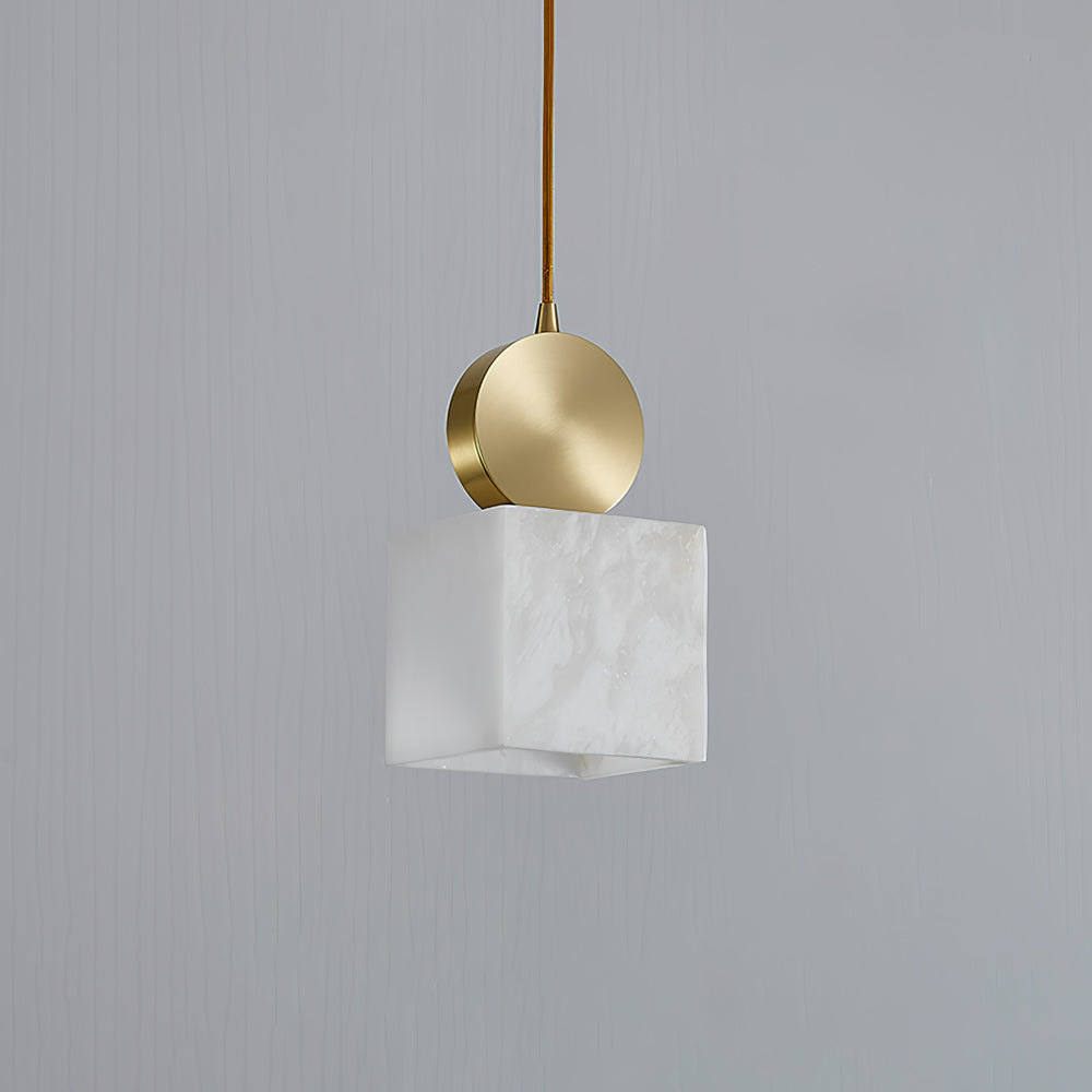 Etruscan Pendant Light Alabaster & Brass - Neutralighting