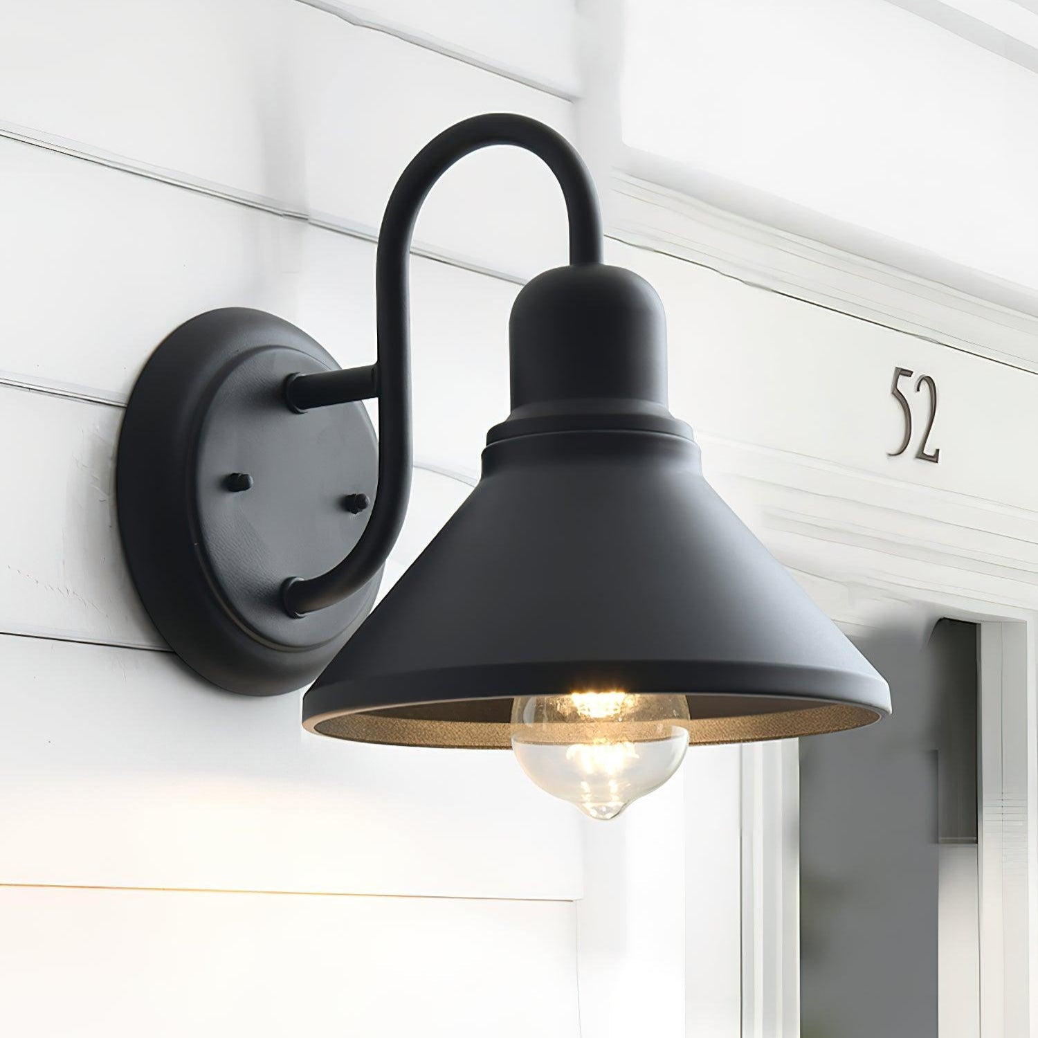 Ray Vintage Cone-shaped Ourdoor Wall Lamp - Neutralighting