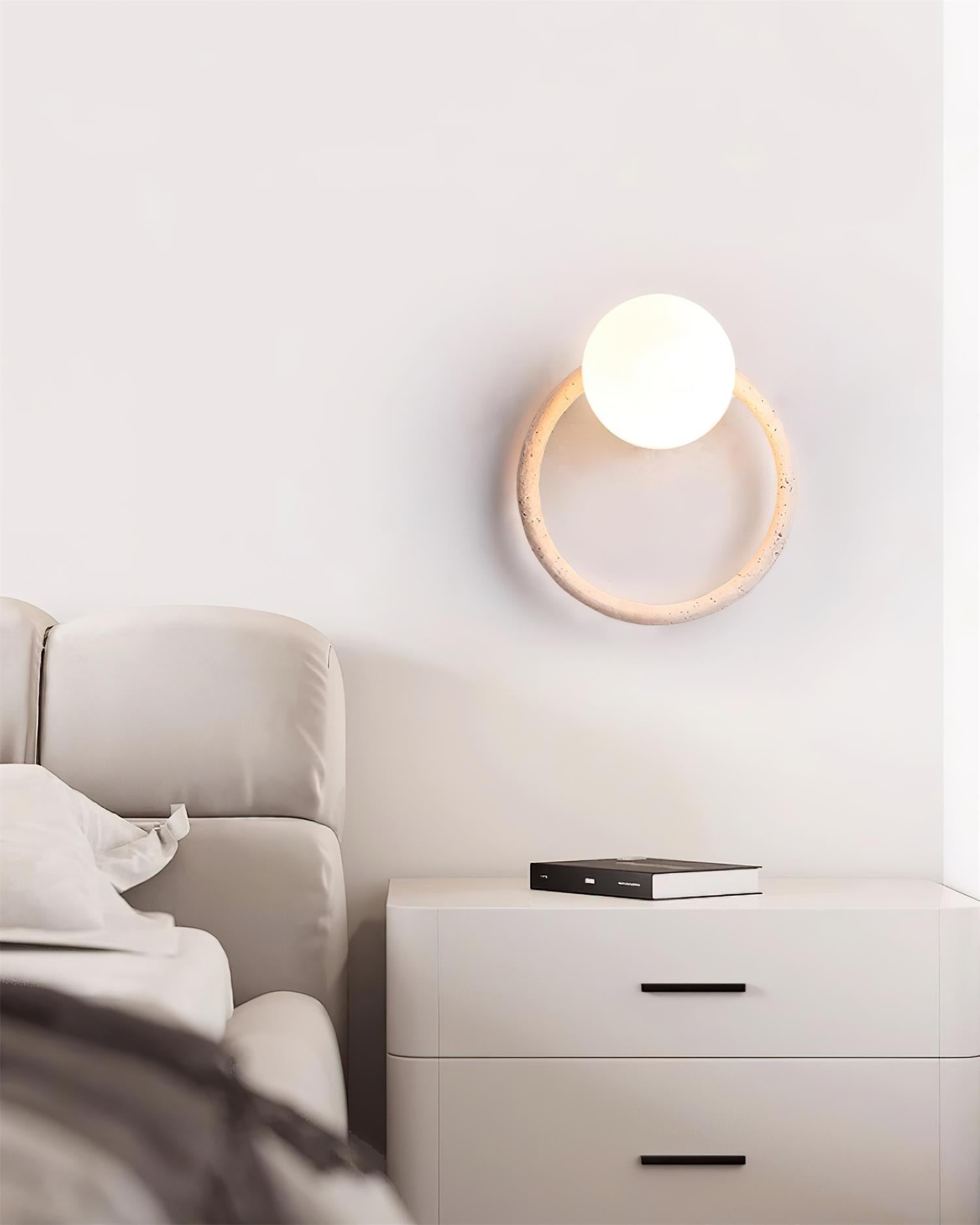 Geylo Travertine Wing Wall Light - Neutralighting