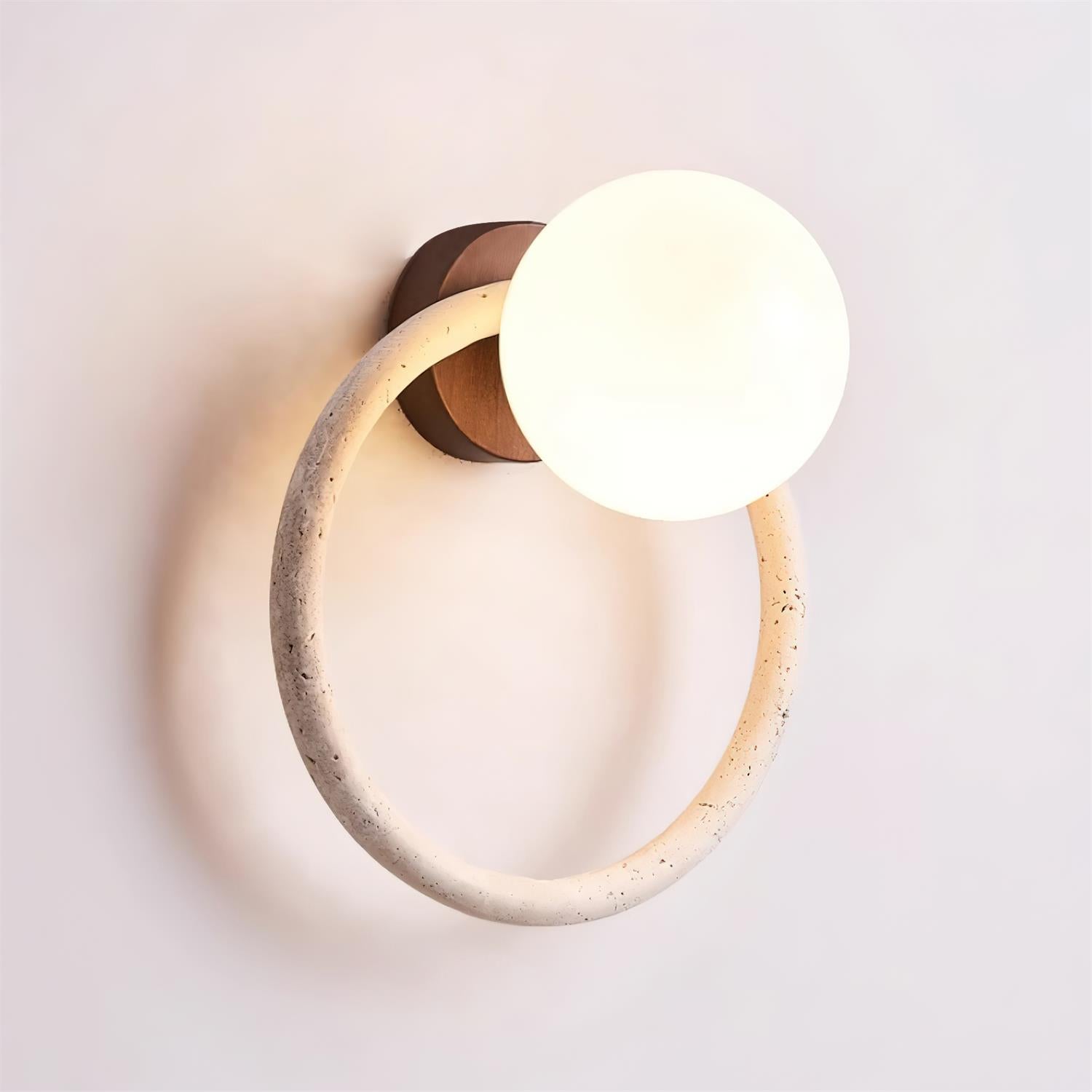 Geylo Travertine Wing Wall Light - Neutralighting