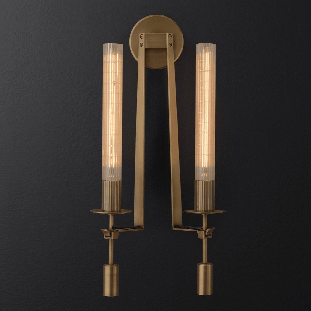 Lucian Indoor Wall Lamp Glass Farmhouse - Neutralighting