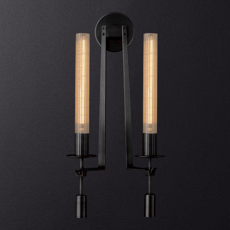 Lucian Indoor Wall Lamp Glass Farmhouse - Neutralighting