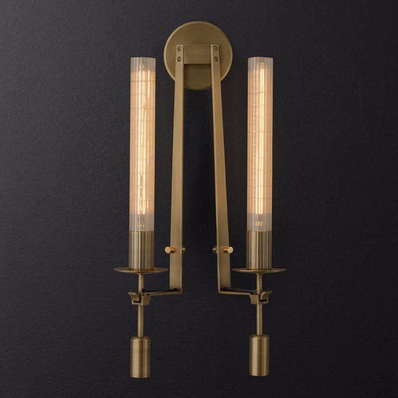 Lucian Indoor Wall Lamp Glass Farmhouse - Neutralighting