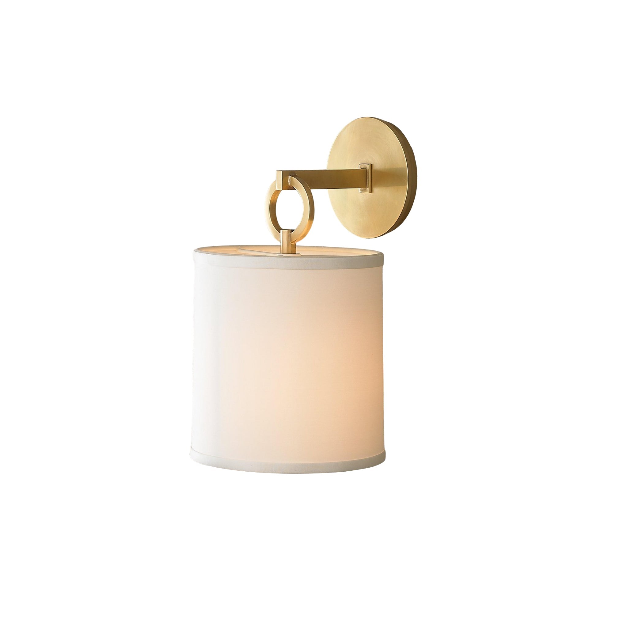 Iris Wall Lamp Farmhouse Fabric Cylindrical - Neutralighting