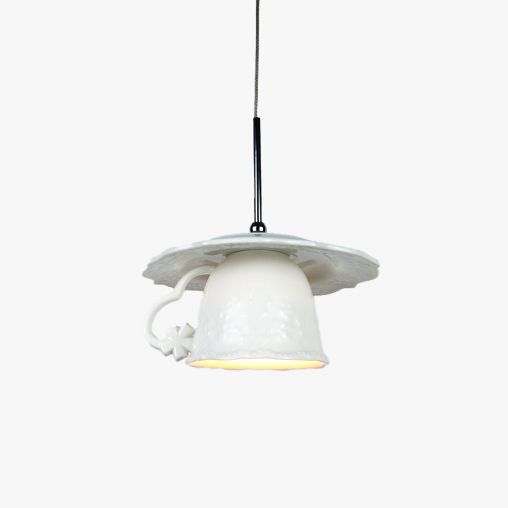 Valentina Nordic Cup Ceramic LED Pendant Light Living Room - Neutralighting