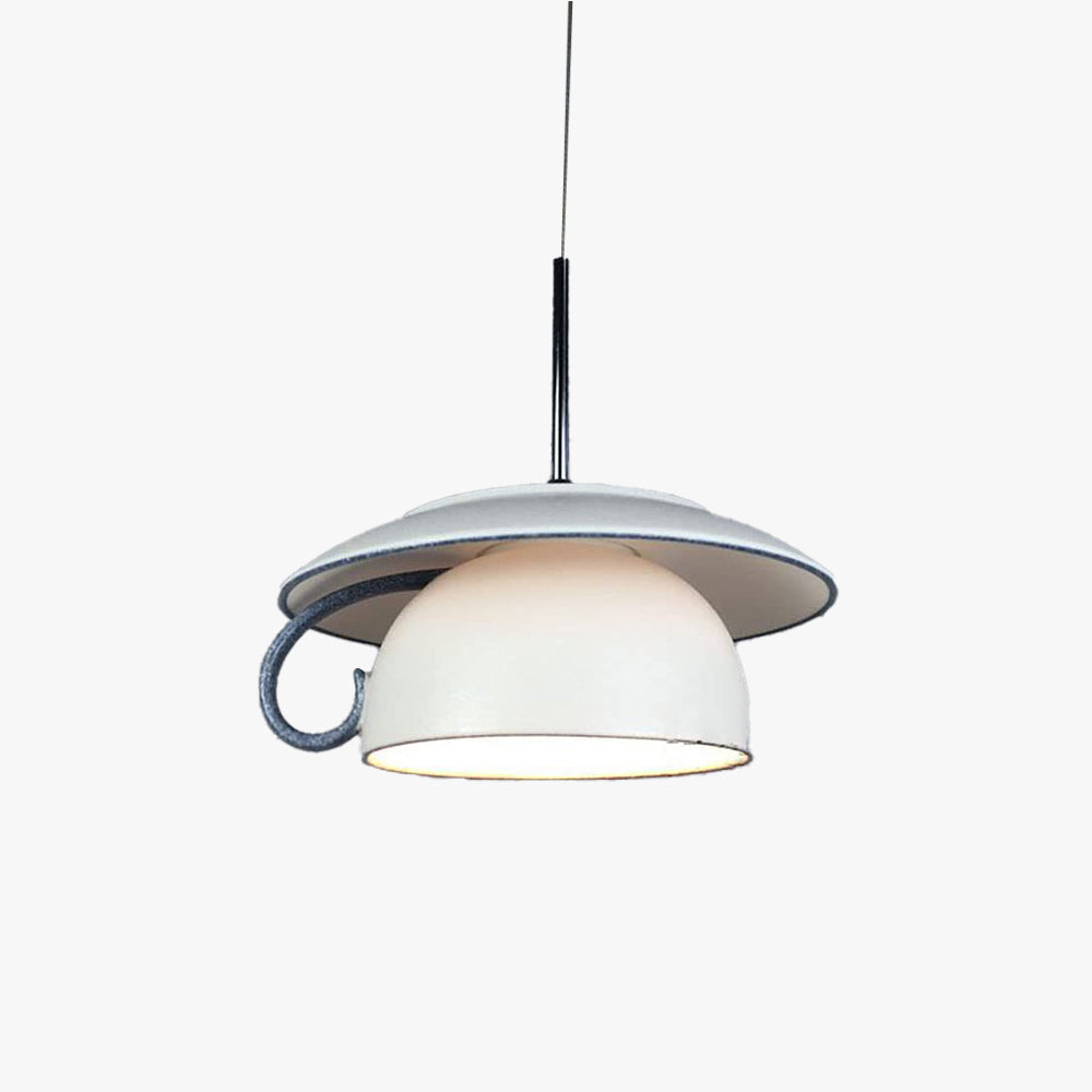 Valentina Nordic Cup Ceramic LED Pendant Light Bedroom - Neutralighting