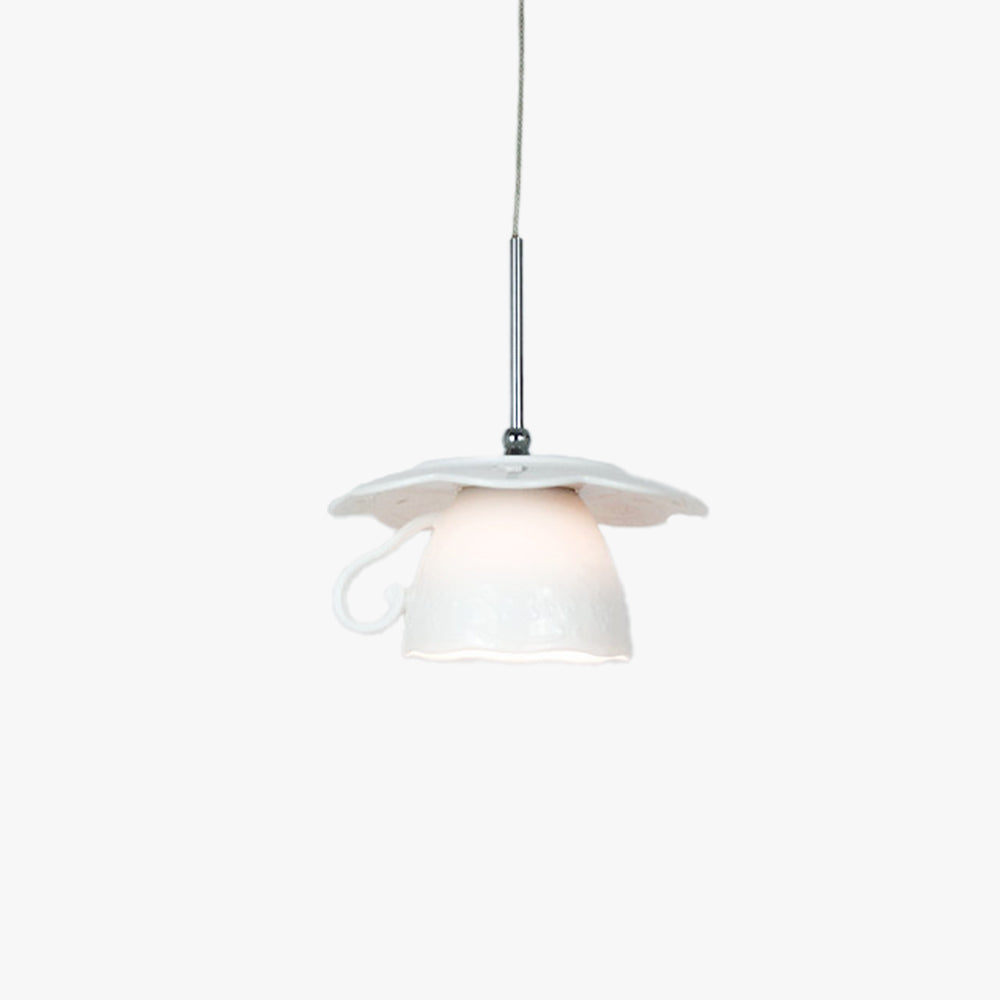 Valentina Vintage Lovely Cup Ceramic Pendant Light Living Room - Neutralighting