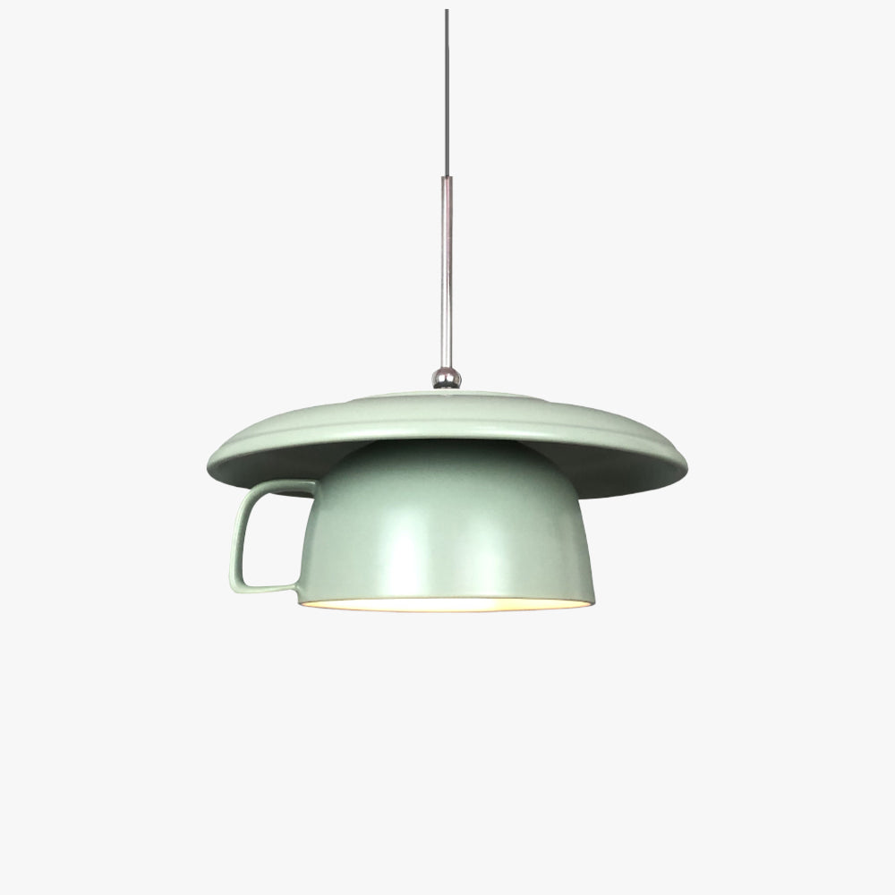 Valentina Rustic Cup Ceramic LED Pendant Light Living Room - Neutralighting