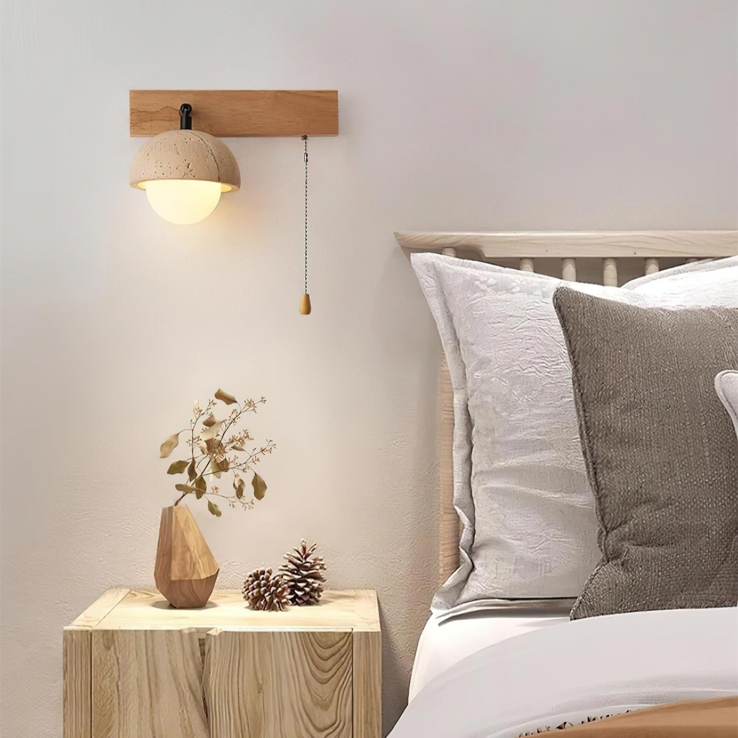 Gevon Travertine Wall Lamp - Neutralighting
