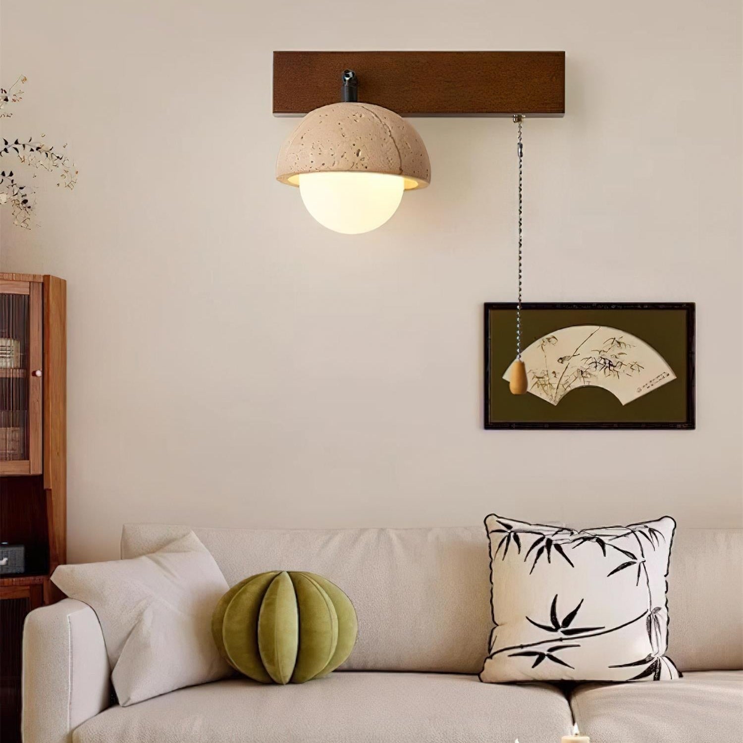 Gevon Travertine Wall Lamp - Neutralighting