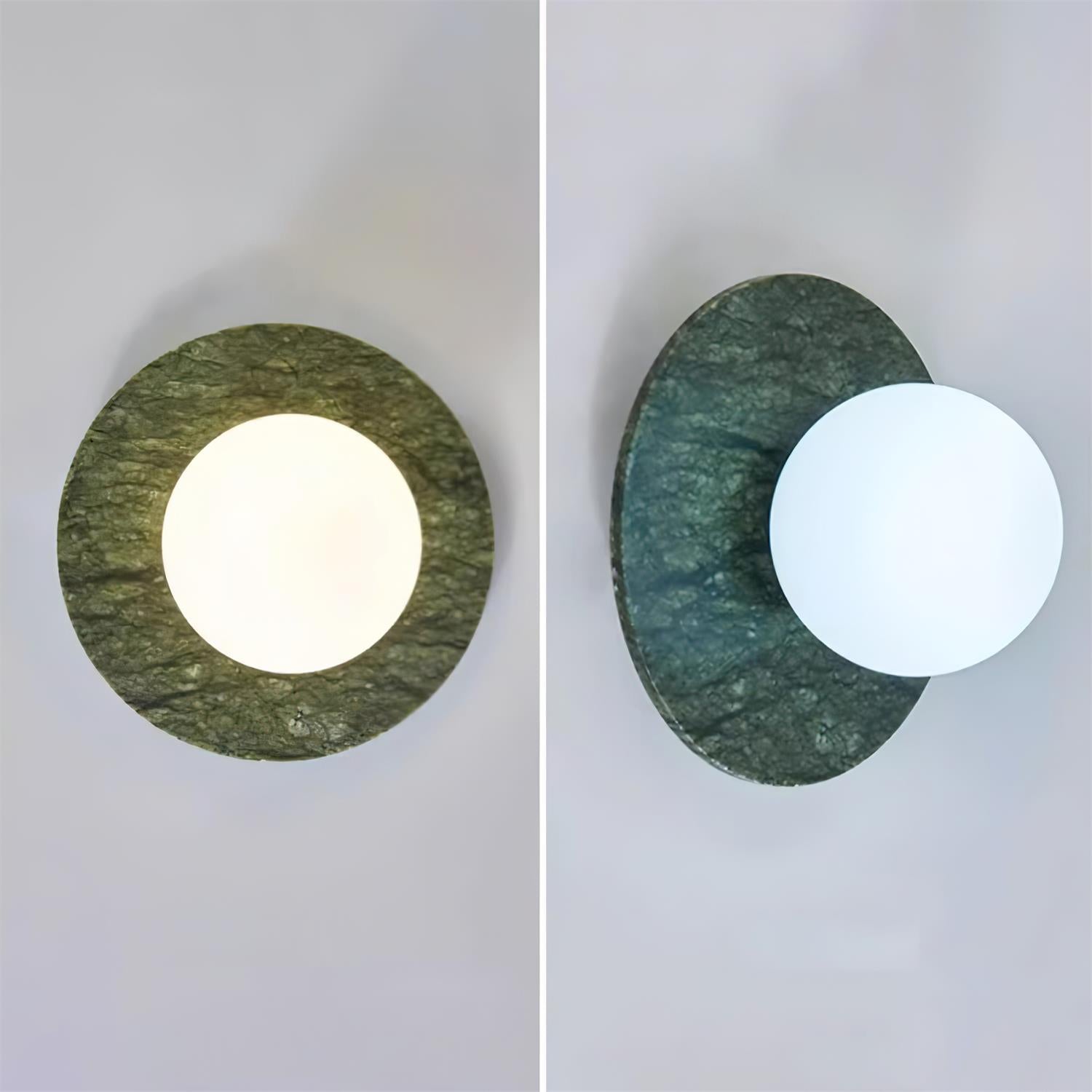 Enox Minimalist Globe Marble Wall Lamp