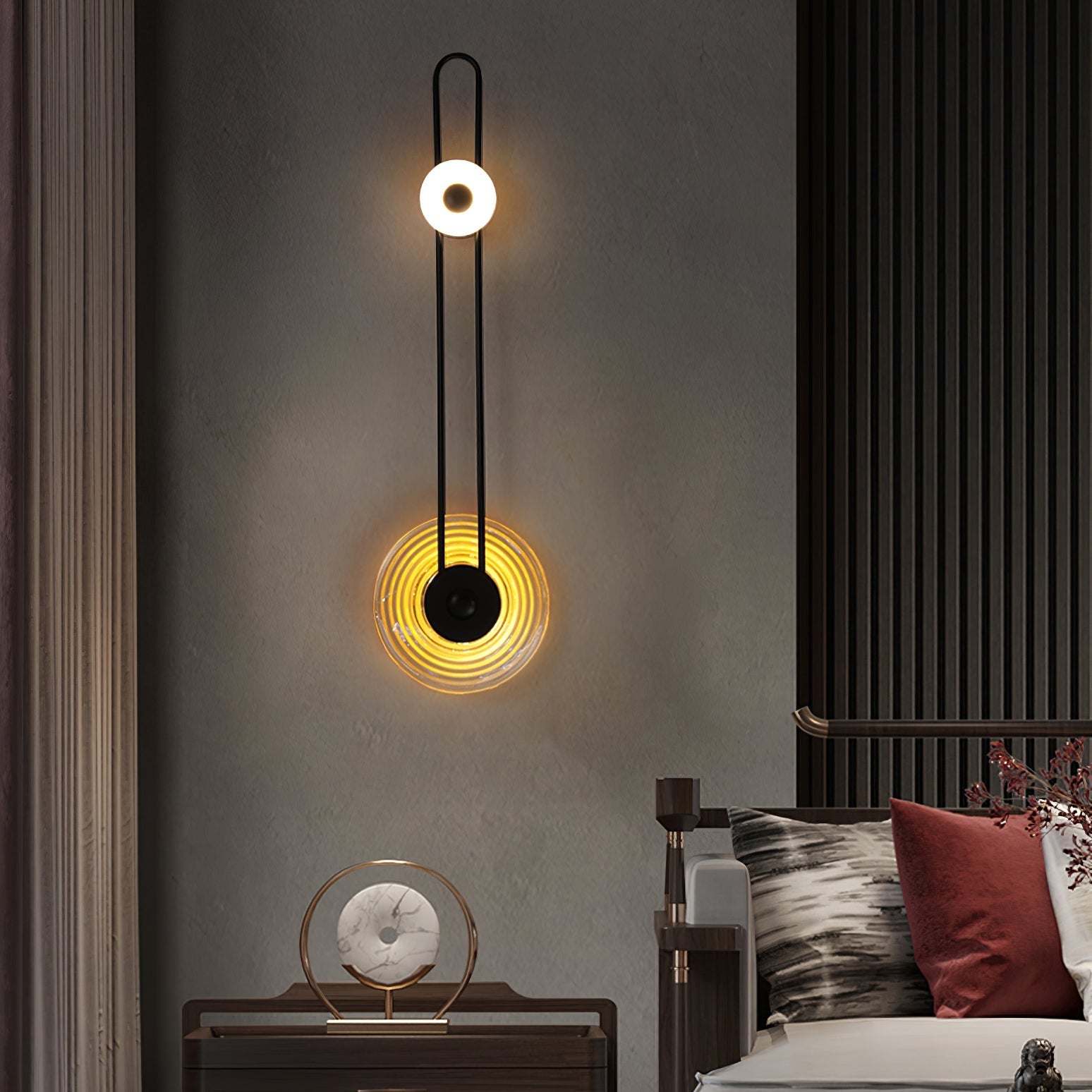 Gaia Wall Lamp Sculptural Geometry Alabaster - Neutralighting