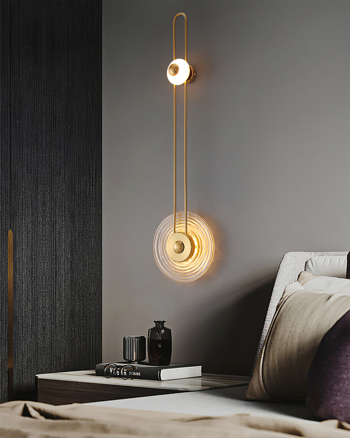 Gaia Wall Lamp Sculptural Geometry Alabaster - Neutralighting