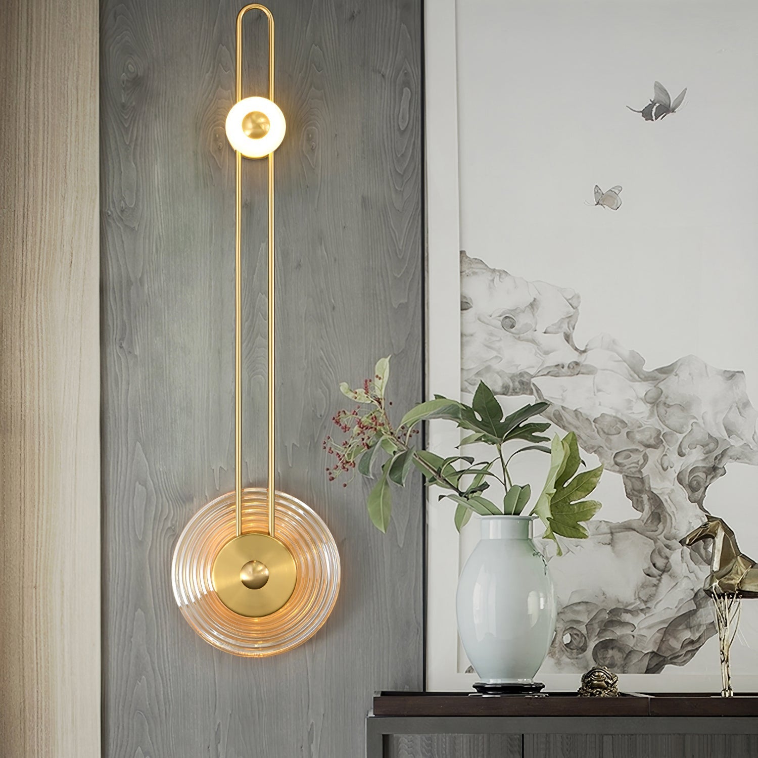 Gaia Wall Lamp Sculptural Geometry Alabaster - Neutralighting