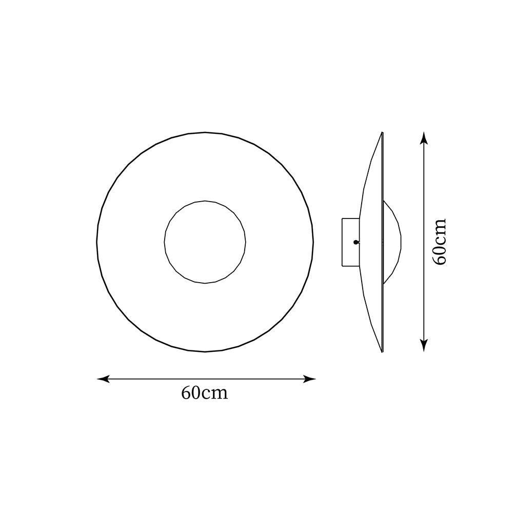 Wall Lamp Eclipse Inspired Halo Glow Modern Minimalist Art Accent - Neutralighting