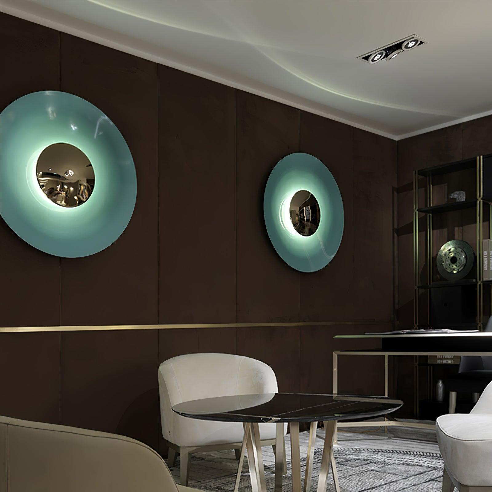 Wall Lamp Eclipse Inspired Halo Glow Modern Minimalist Art Accent - Neutralighting