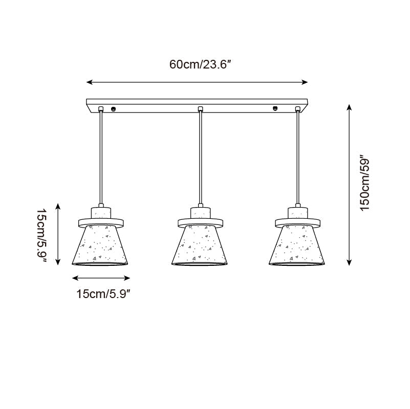 Jovia Travertine Pendant Lamp - Neutralighting
