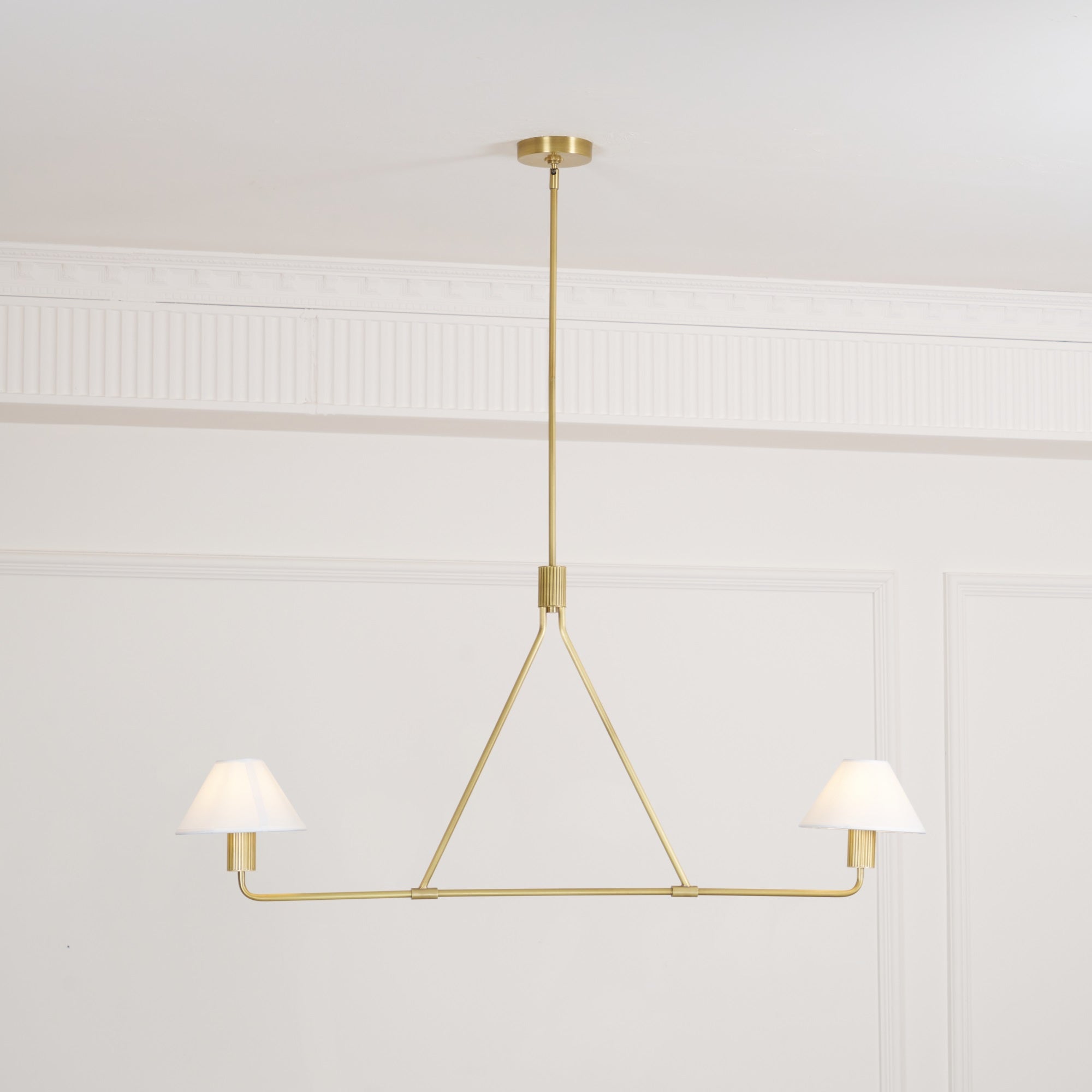 Ornuvyh Vintage Industrial Metal Fabric Chandelier - Neutralighting