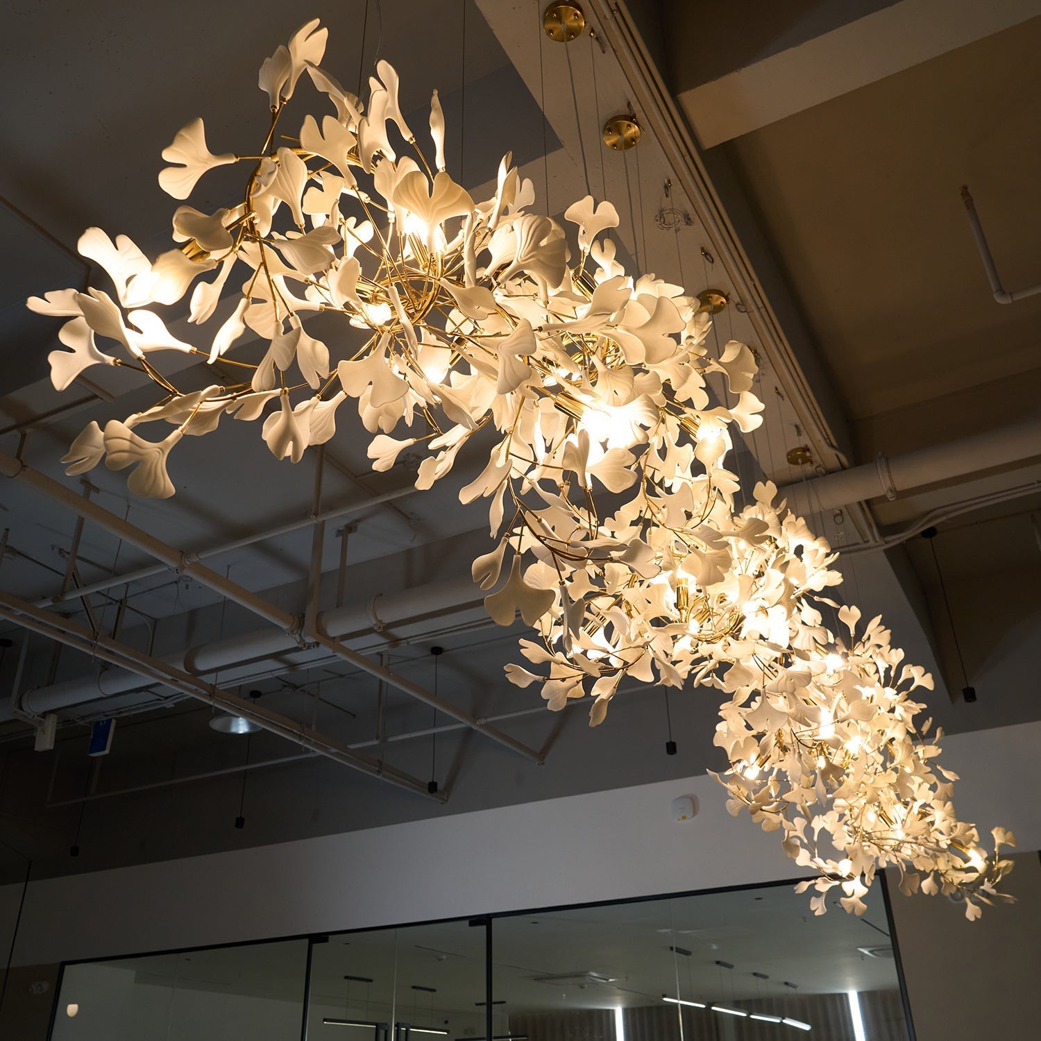 Elysia Floral Canopy Chandelier - Neutralighting