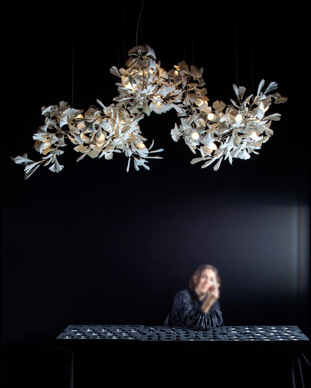 Elysia Floral Canopy Chandelier - Neutralighting