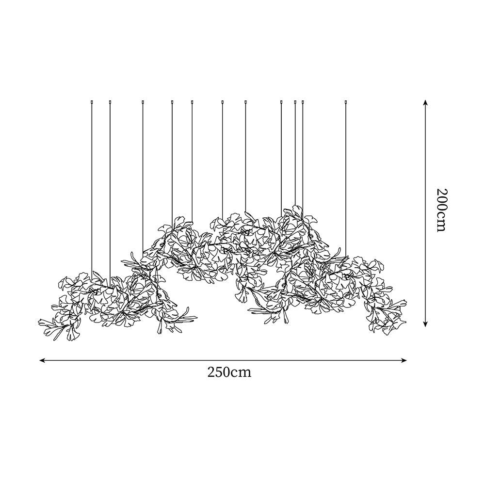 Elysia Floral Canopy Chandelier - Neutralighting