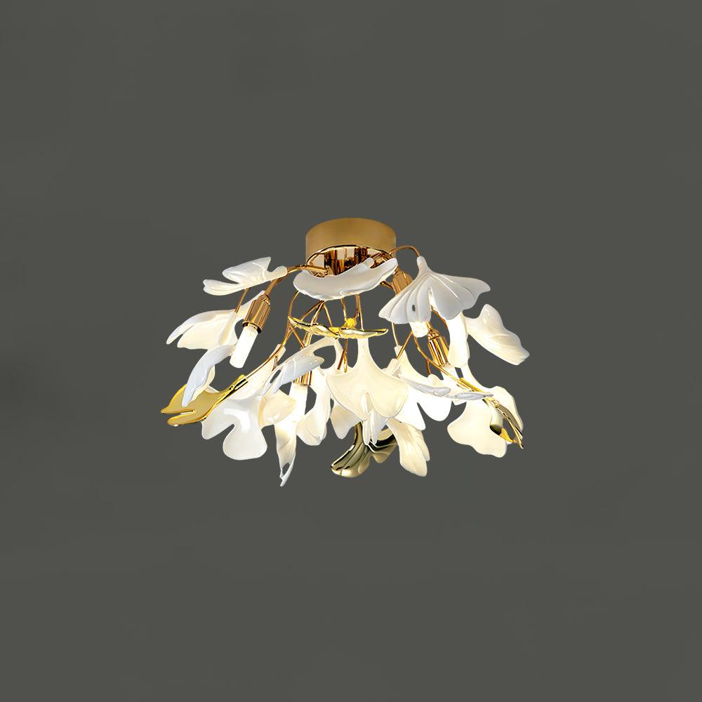 Callenne Elegant Ginkgo Leaf Ceiling Light - Neutralighting