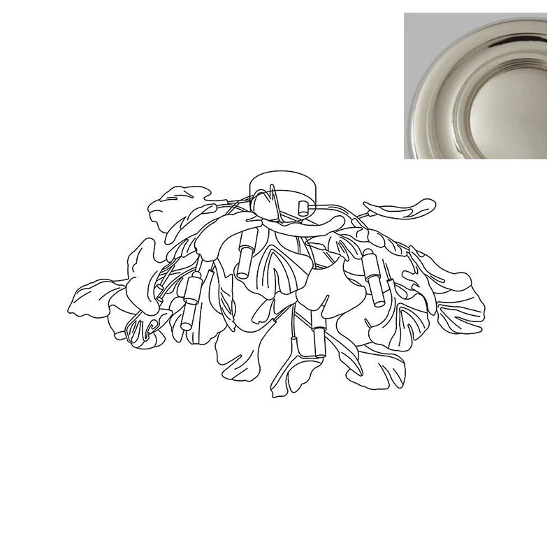 Callenne Elegant Ginkgo Leaf Ceiling Light - Neutralighting