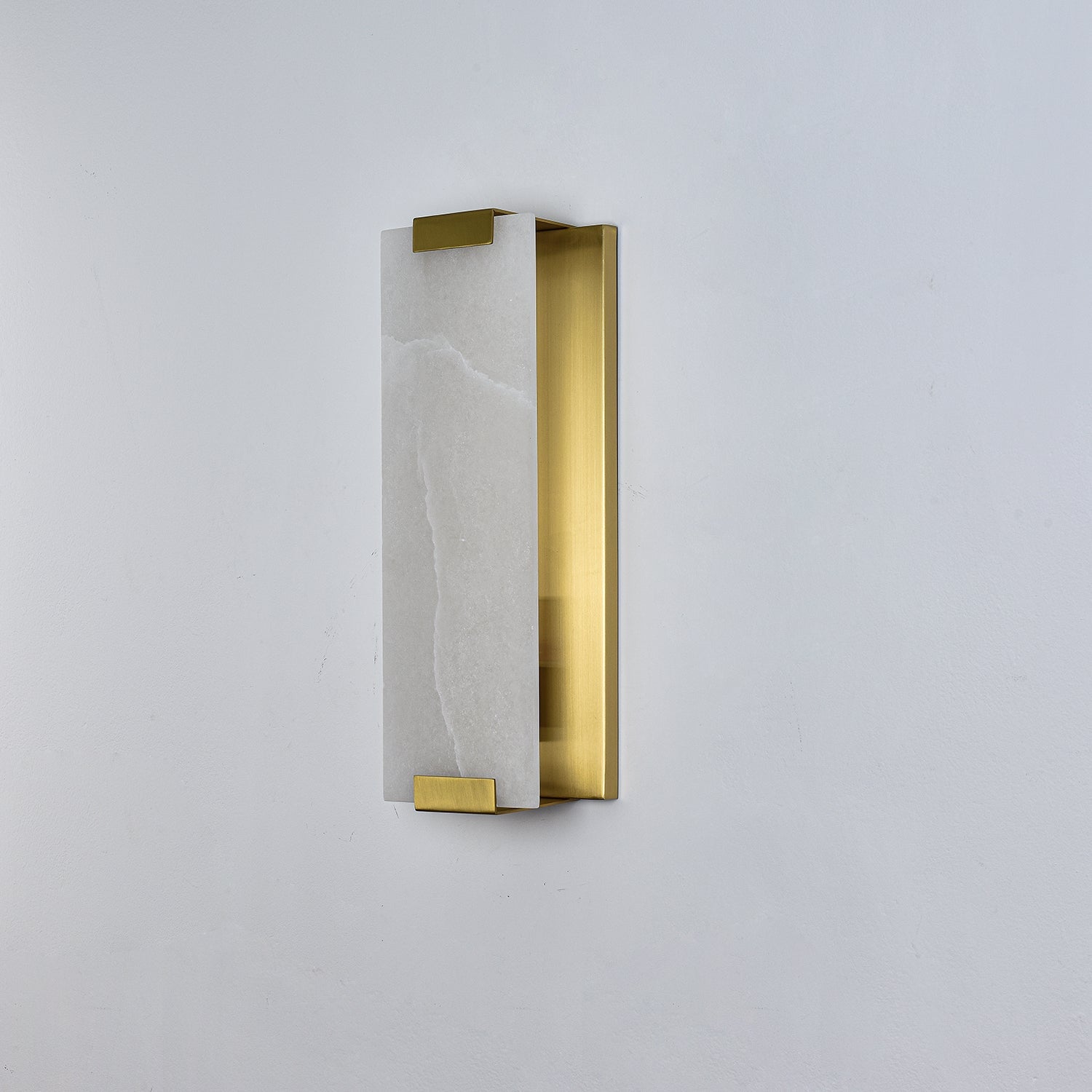 Arrina Rectangular Alabaster Wall Light - Neutralighting