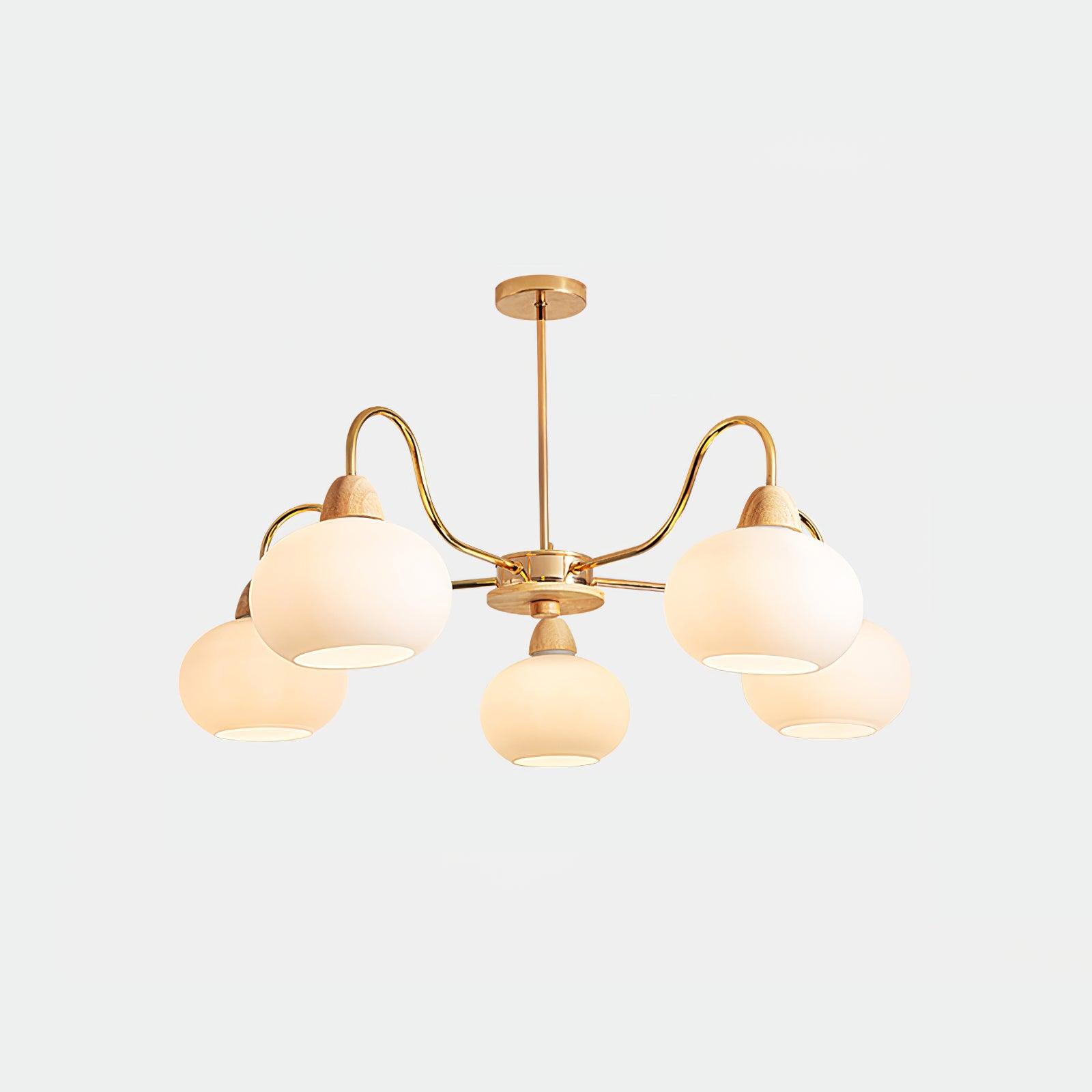 Zevena Glass Chandelier - Neutralighting