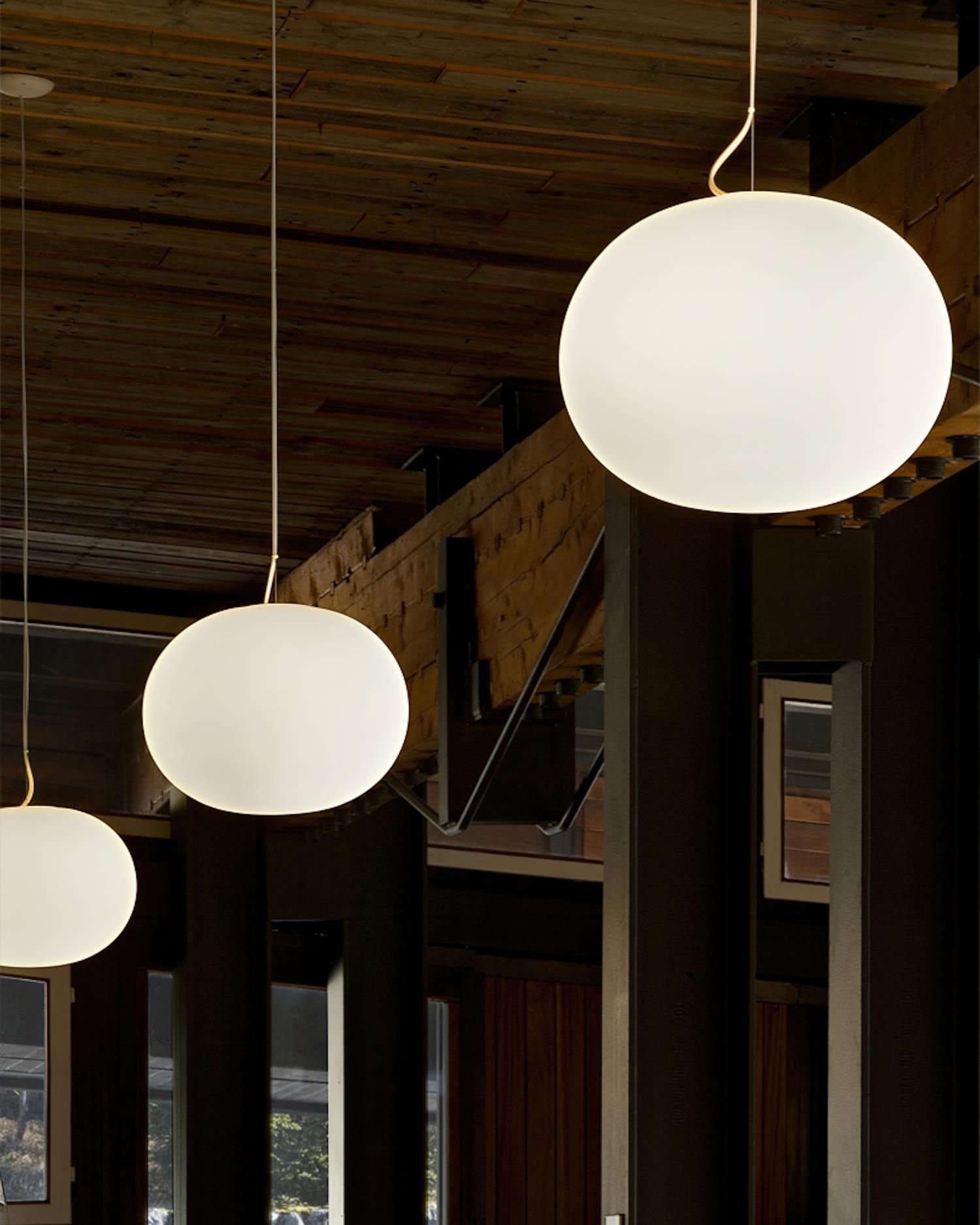 Opivio White Globe Pendant Light - Neutralighting