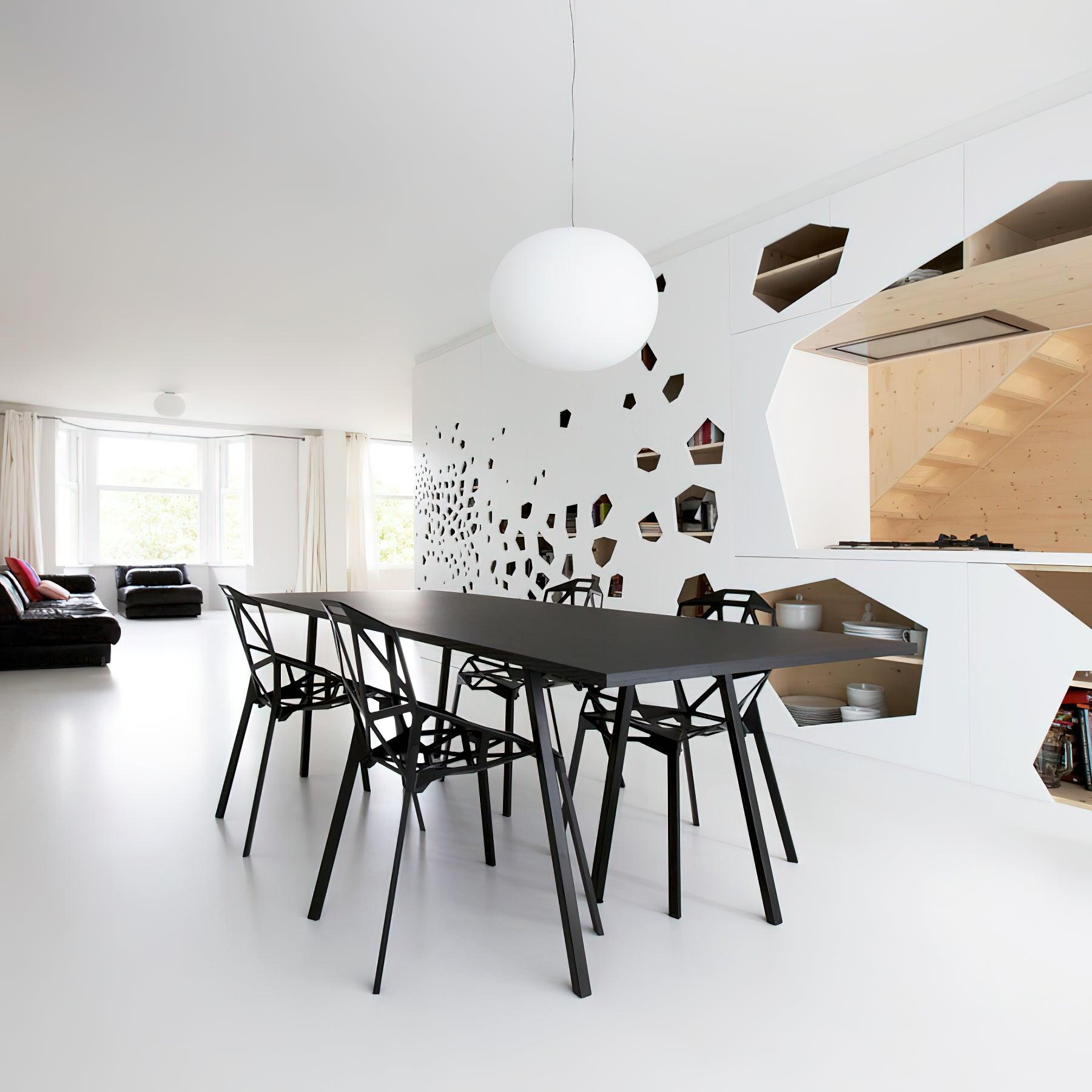 Opivio White Globe Pendant Light - Neutralighting