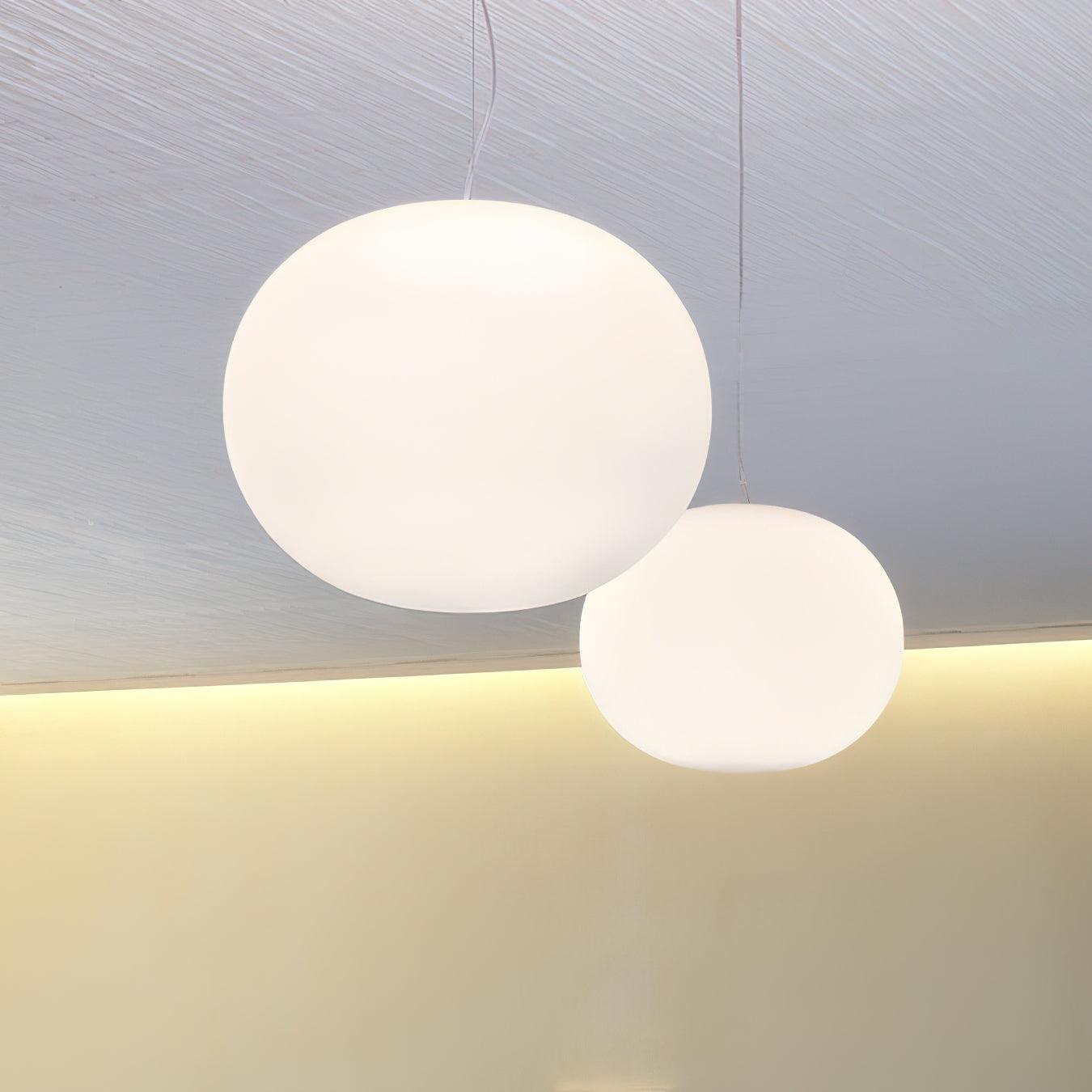 Opivio White Globe Pendant Light - Neutralighting