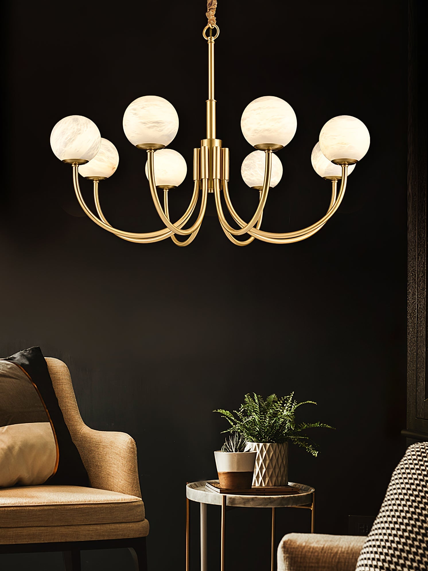 Chandelier Alabaster Luxury - Neutralighting