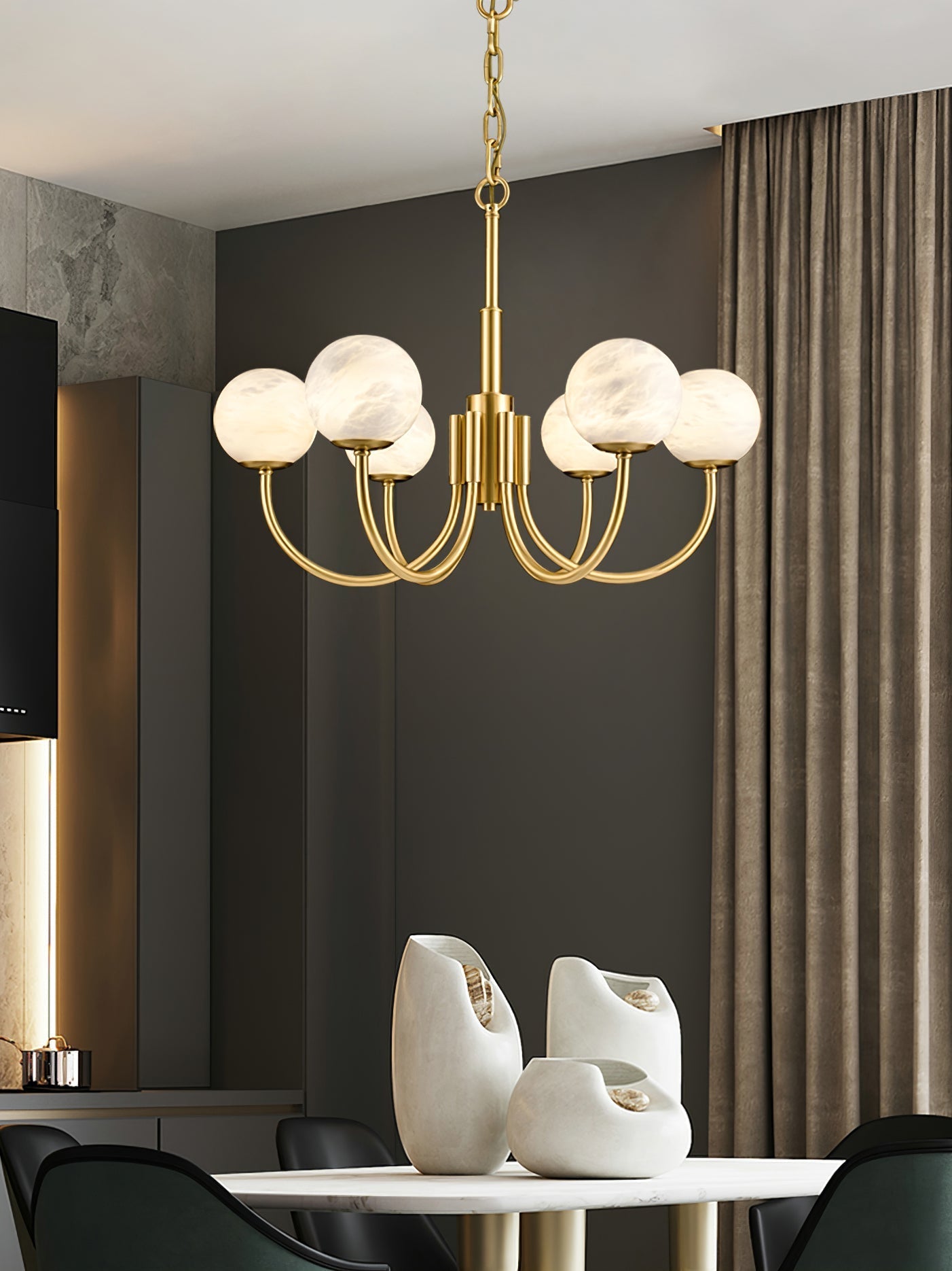Chandelier Alabaster Luxury - Neutralighting