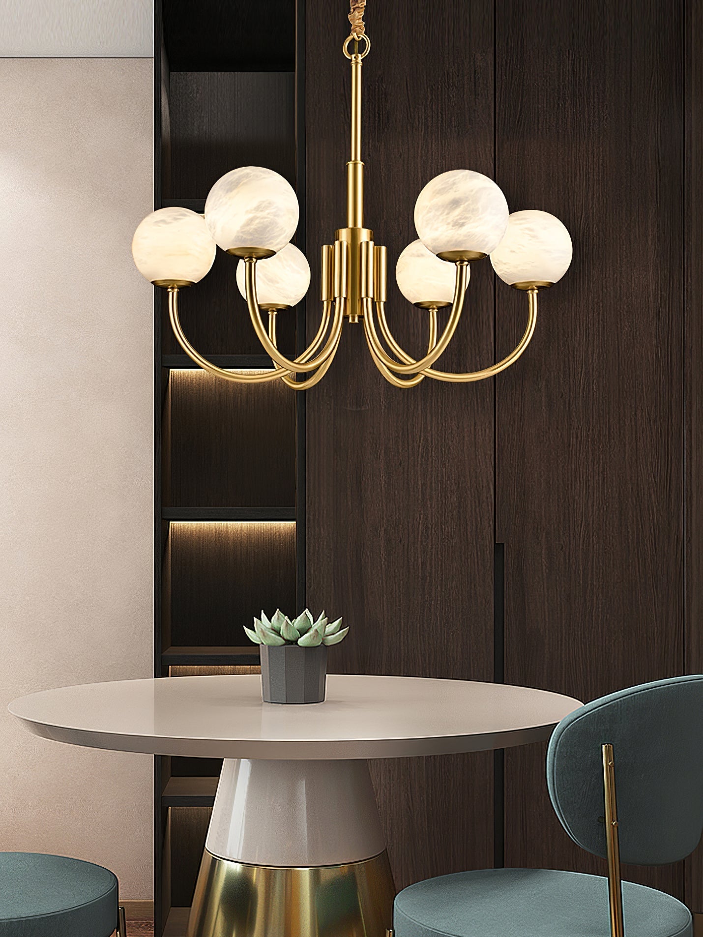 Chandelier Alabaster Luxury - Neutralighting