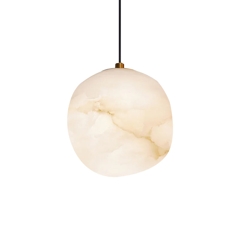 Goose Pendant Lamp Alabaster Brass Sophistication - Neutralighting
