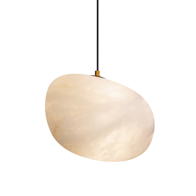 Goose Pendant Lamp Alabaster Brass Sophistication - Neutralighting