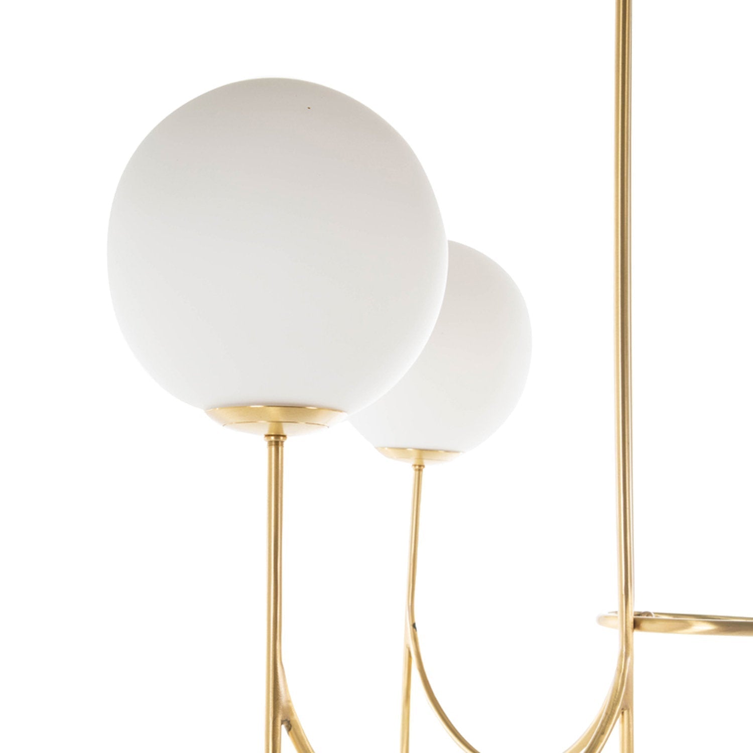 Mjolkuvyi Modern Minimalist Glass Metal Chandelier - Neutralighting