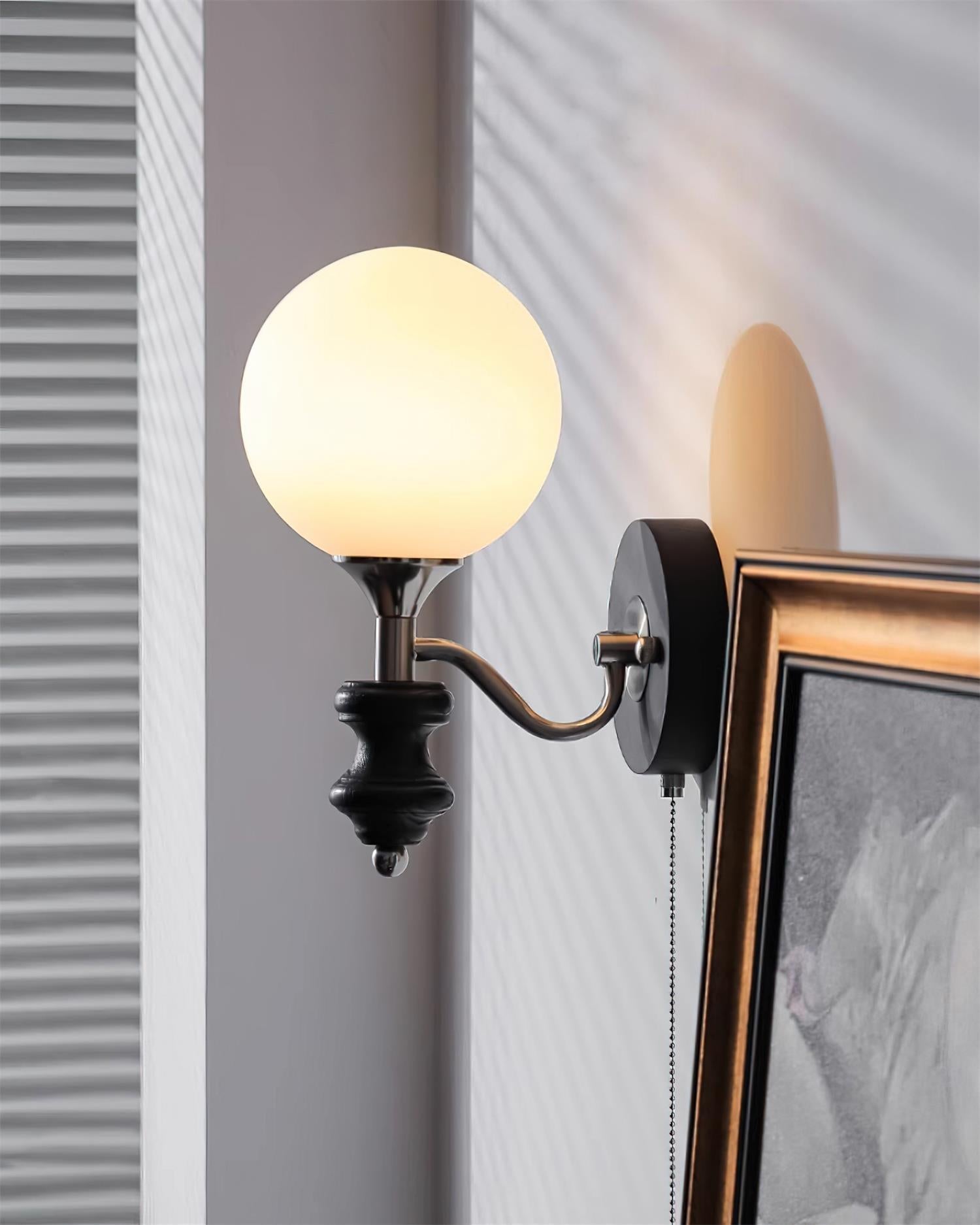 Duvin Frosted Glass Vintage Wall Lamp - Neutralighting