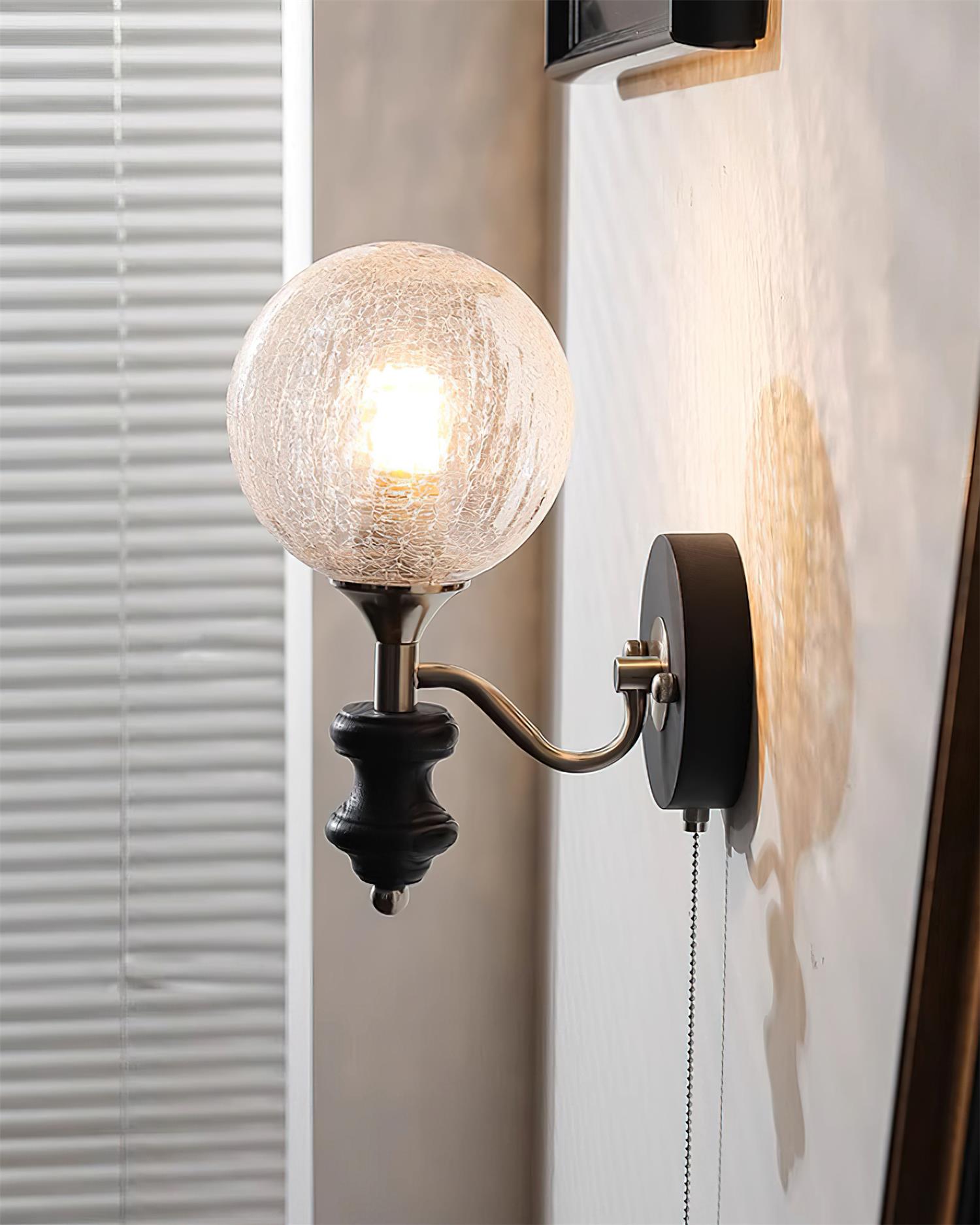 Duvin Frosted Glass Vintage Wall Lamp - Neutralighting