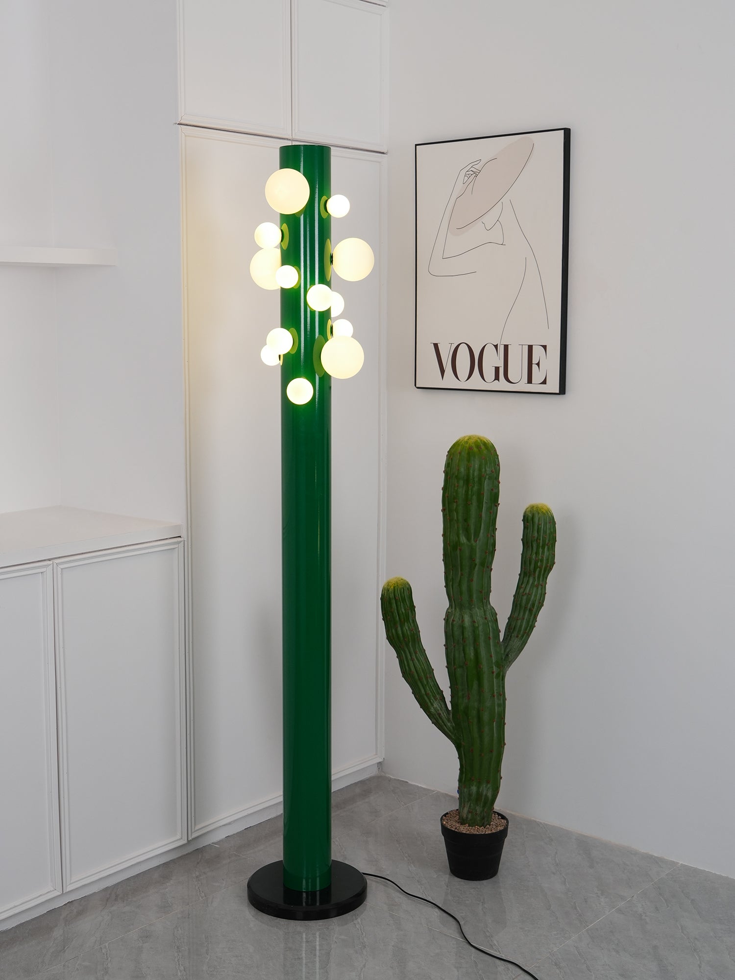 Ortaliel Marble Floor Lamp - Neutralighting