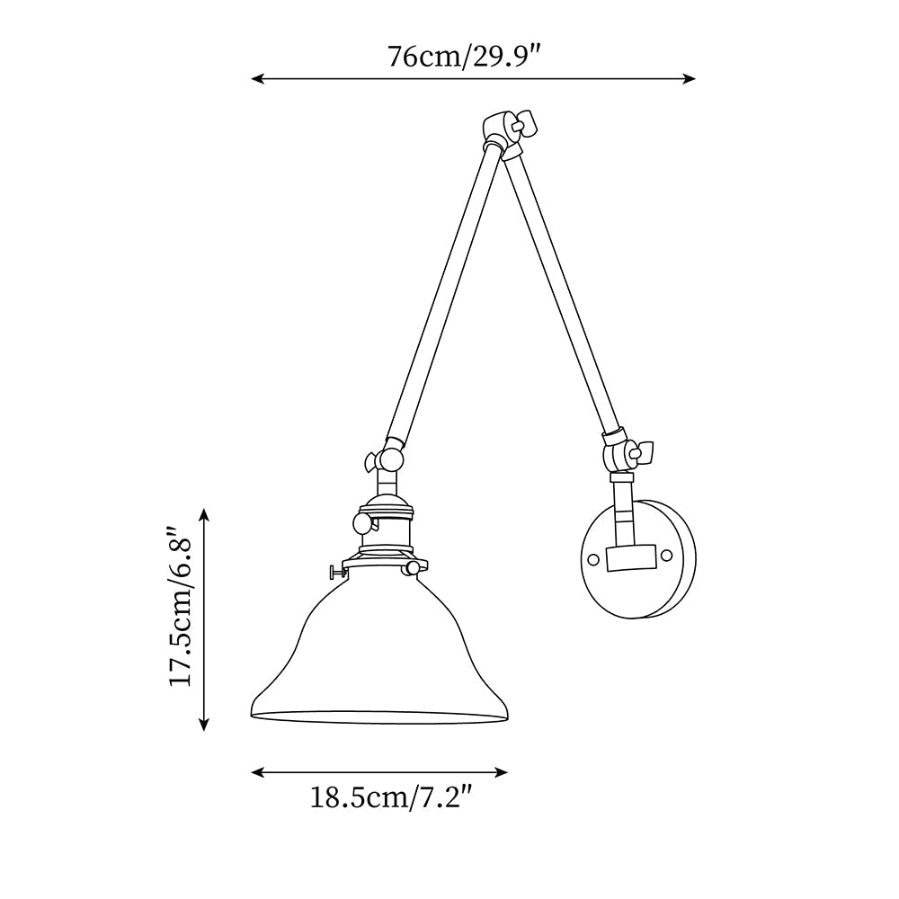 Veldin Adjustable Wall Lamp - Neutralighting