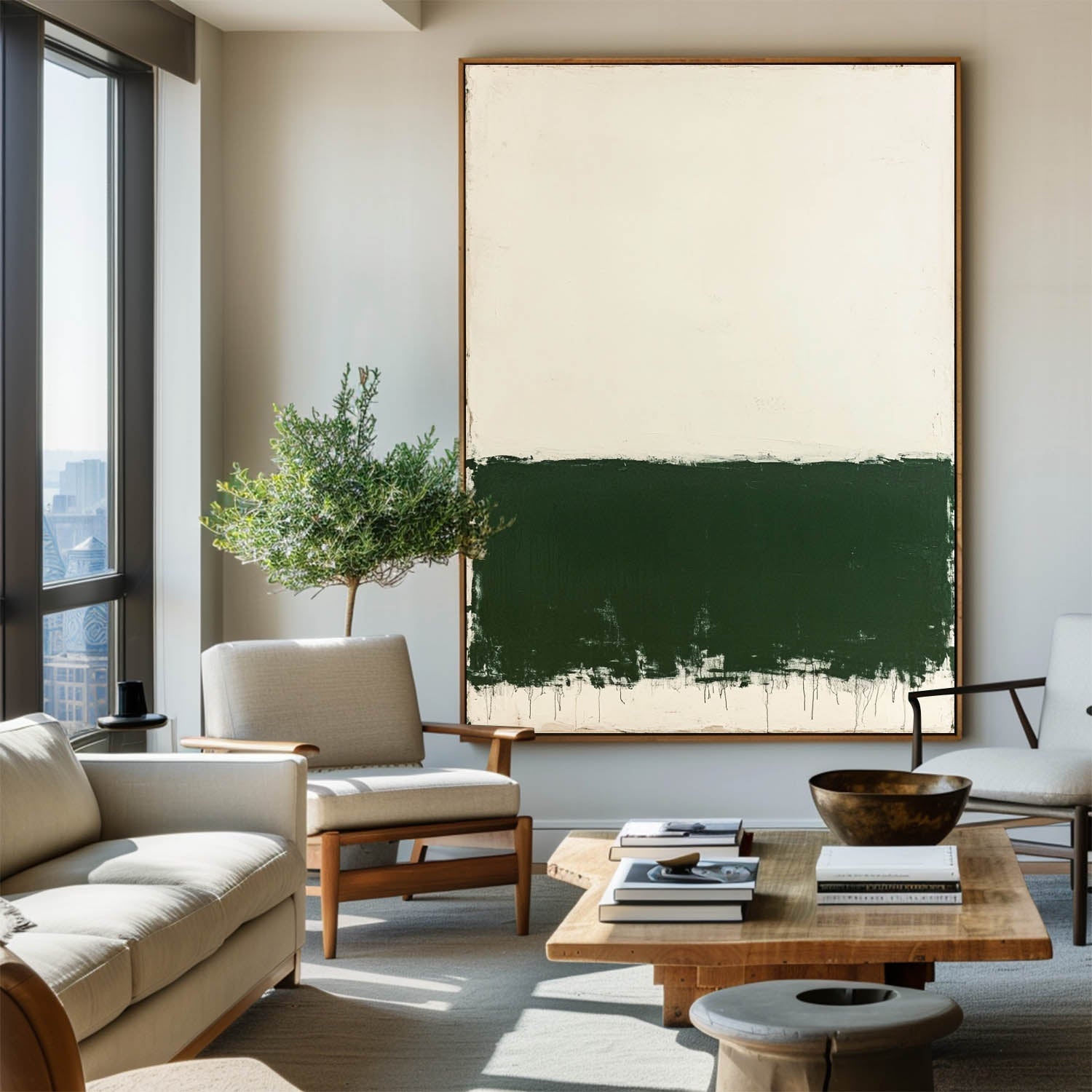 Modern Minimalist Painting ABAV552 - Neutralighting